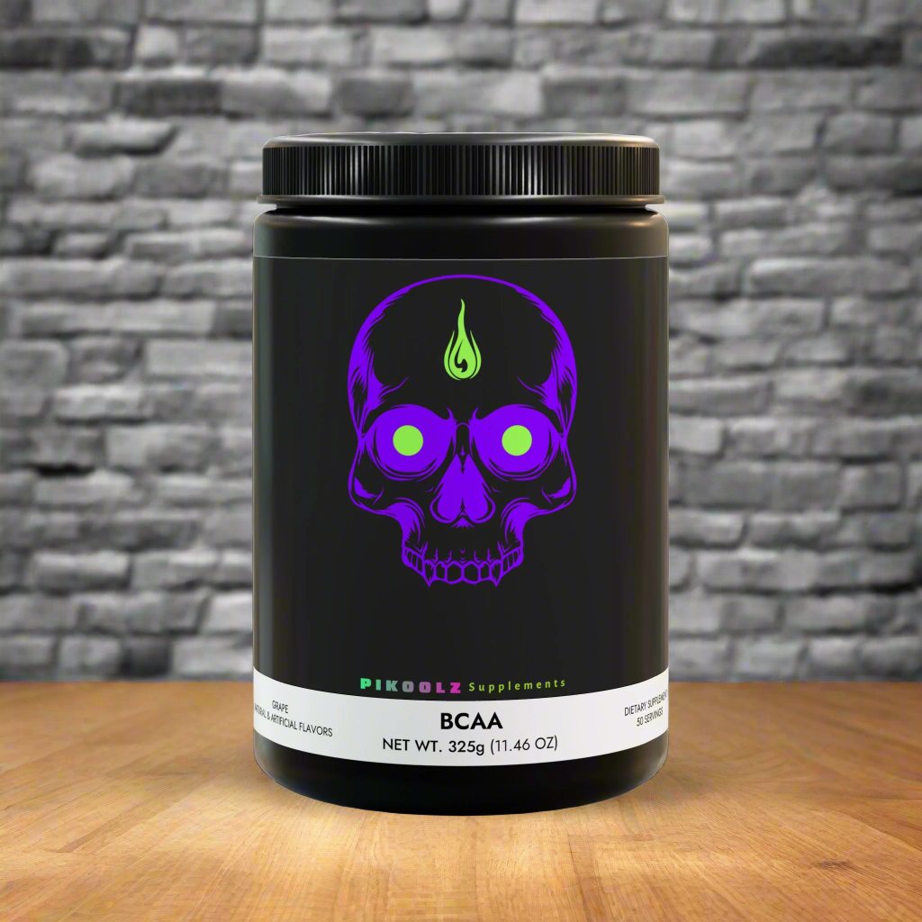 Pikoolz BCAA Supplement, Grape (325g, 11.46oz, 50 servings)