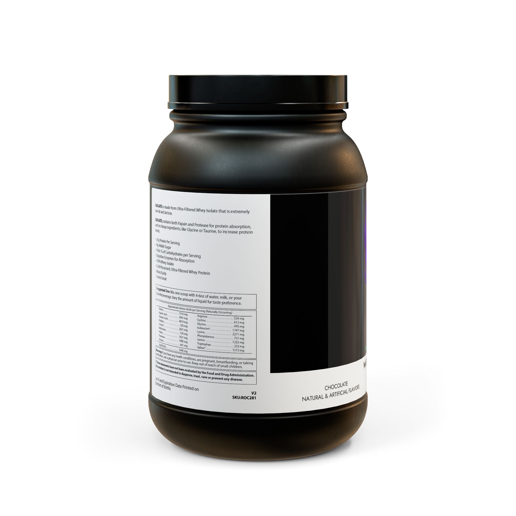 Collection of Pikoolz Whey Isolate Protein Supplement (907g, 2lb) in a gallery layout