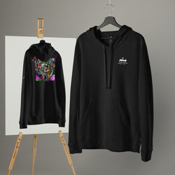 Collection of Original Hand Drawn Artwork adidas fleece hoodie in a gallery layout