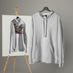 Collection of Original Hand Drawn Artwork adidas fleece hoodie in a gallery layout