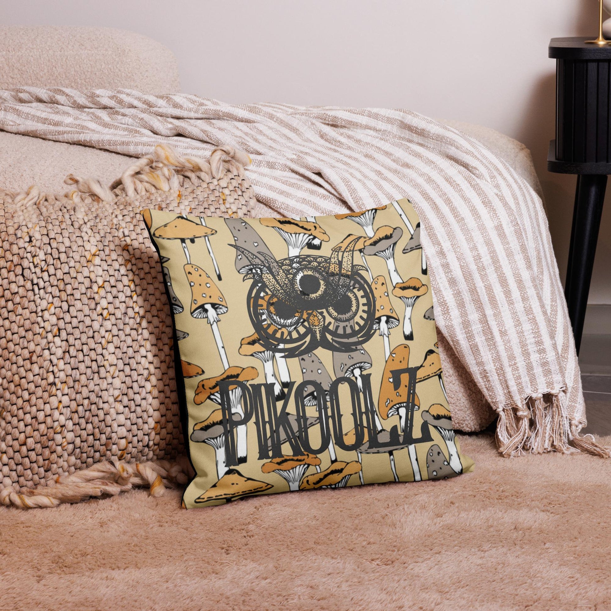 Third Eye Owl Premium Pillow