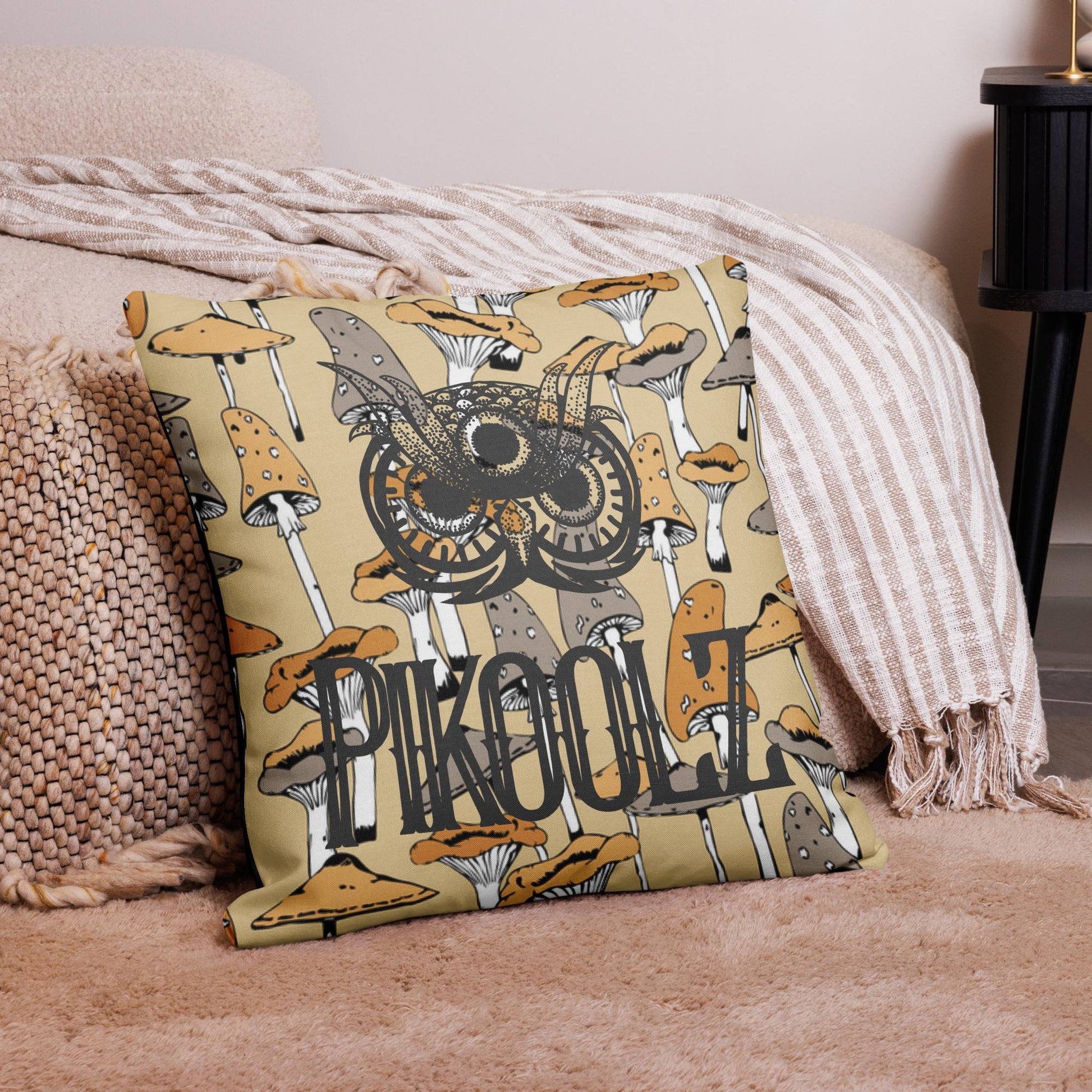 Third Eye Owl Premium Pillow