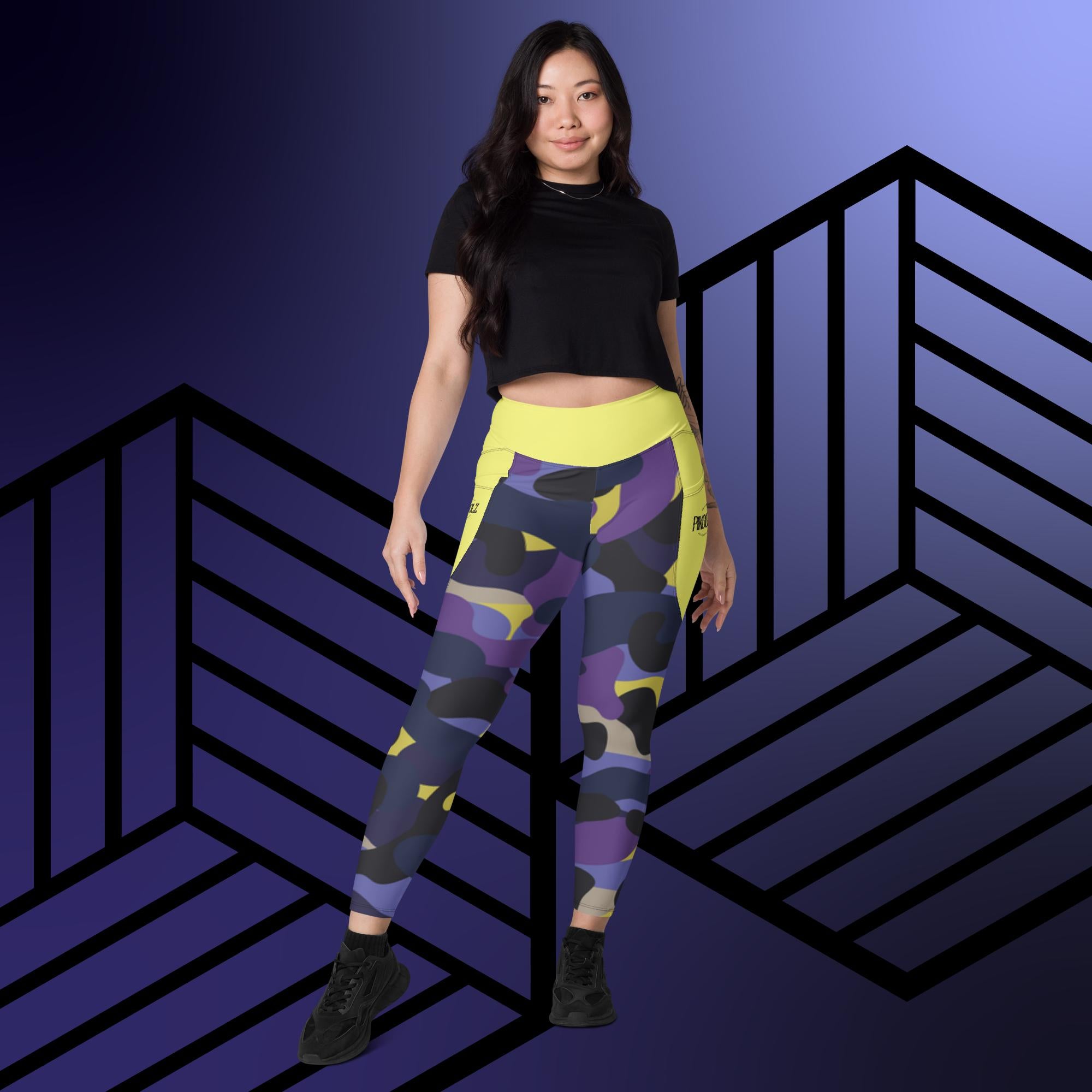 Collection of Pikoolz Leggings with pockets in a gallery layout