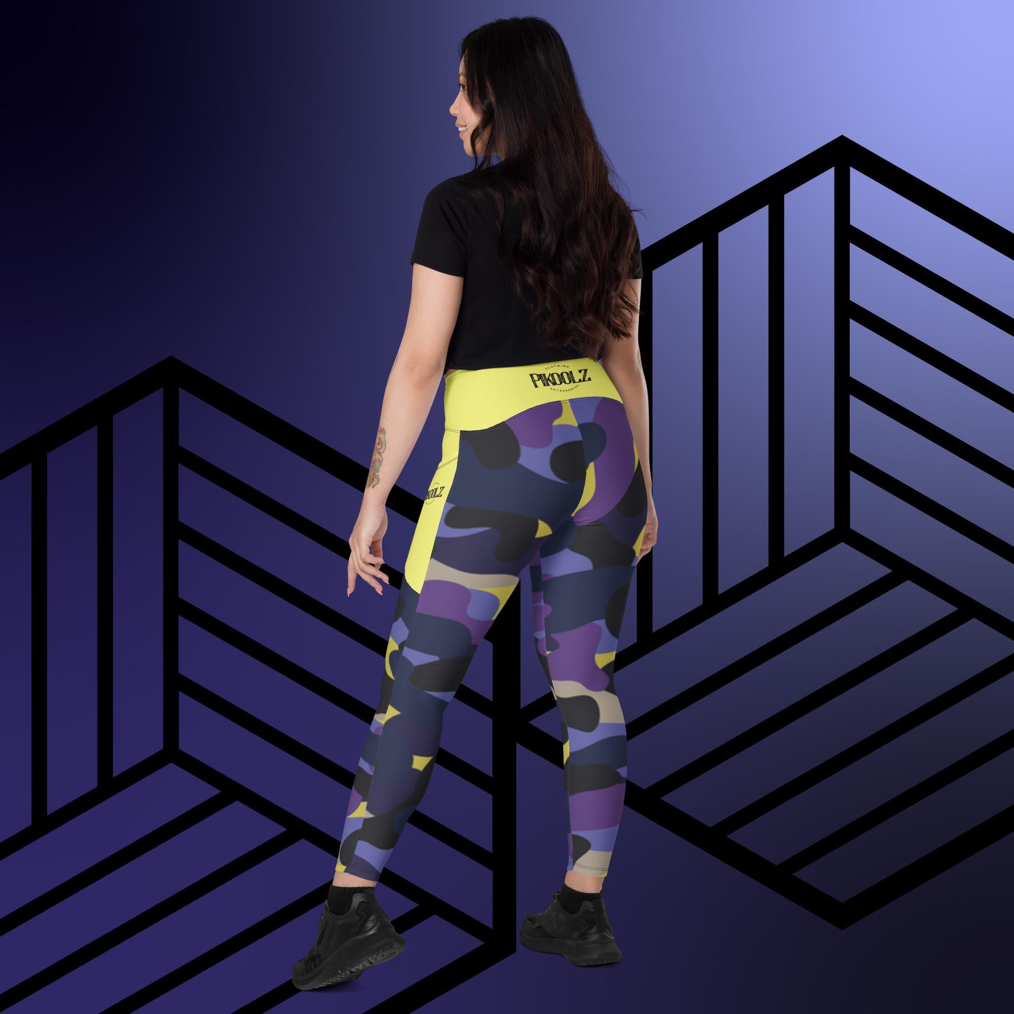 Collection of Pikoolz Leggings with pockets in a gallery layout