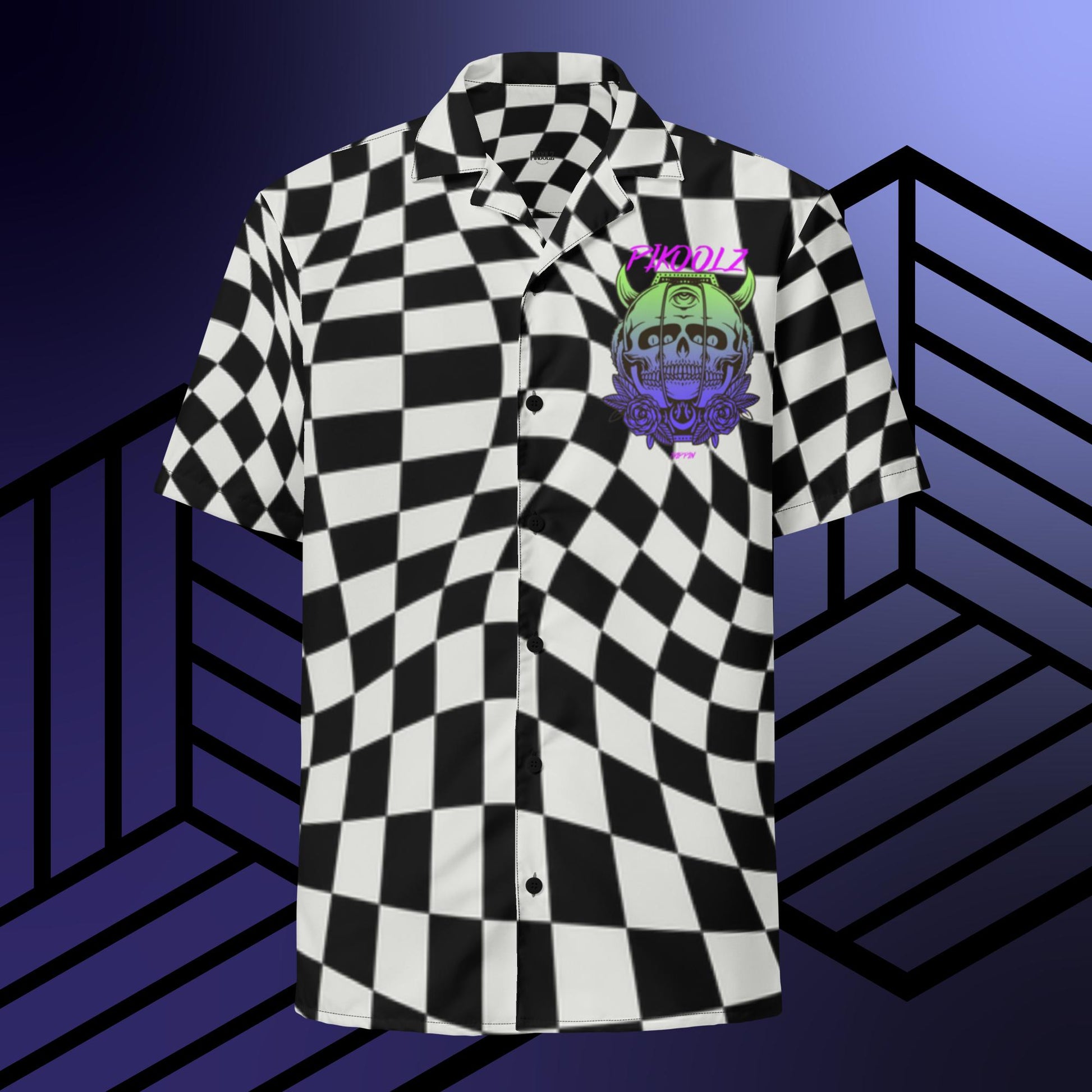 Trippin Unisex button shirt