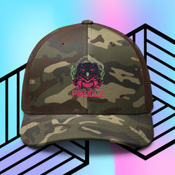 Collection of Owl Camouflage trucker hat in a gallery layout