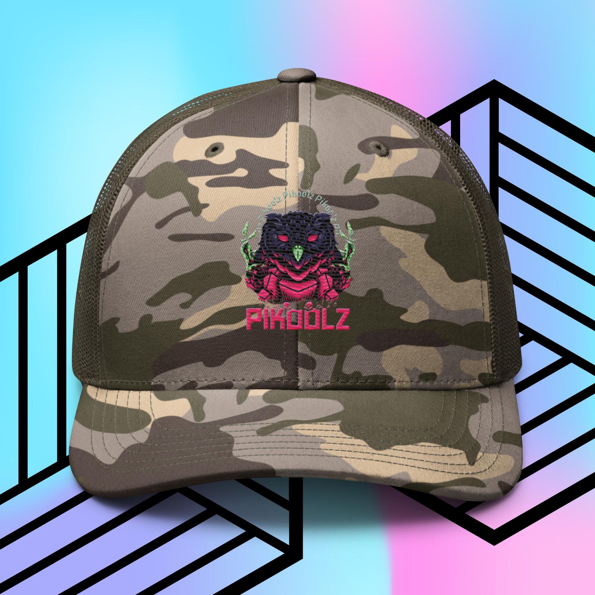 Owl Camouflage trucker hat