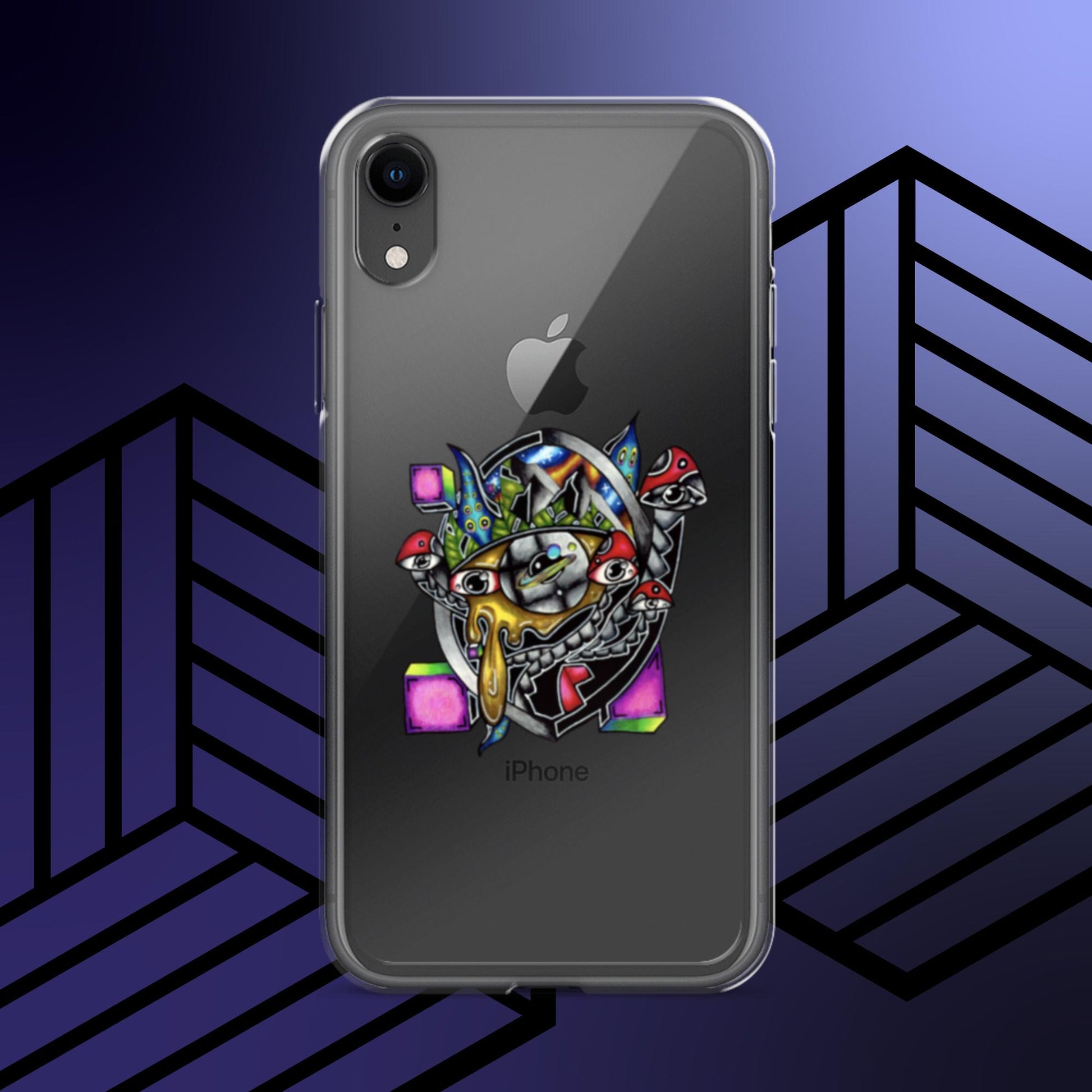 Original Hand Drawn Artwork Clear Case for iPhone®