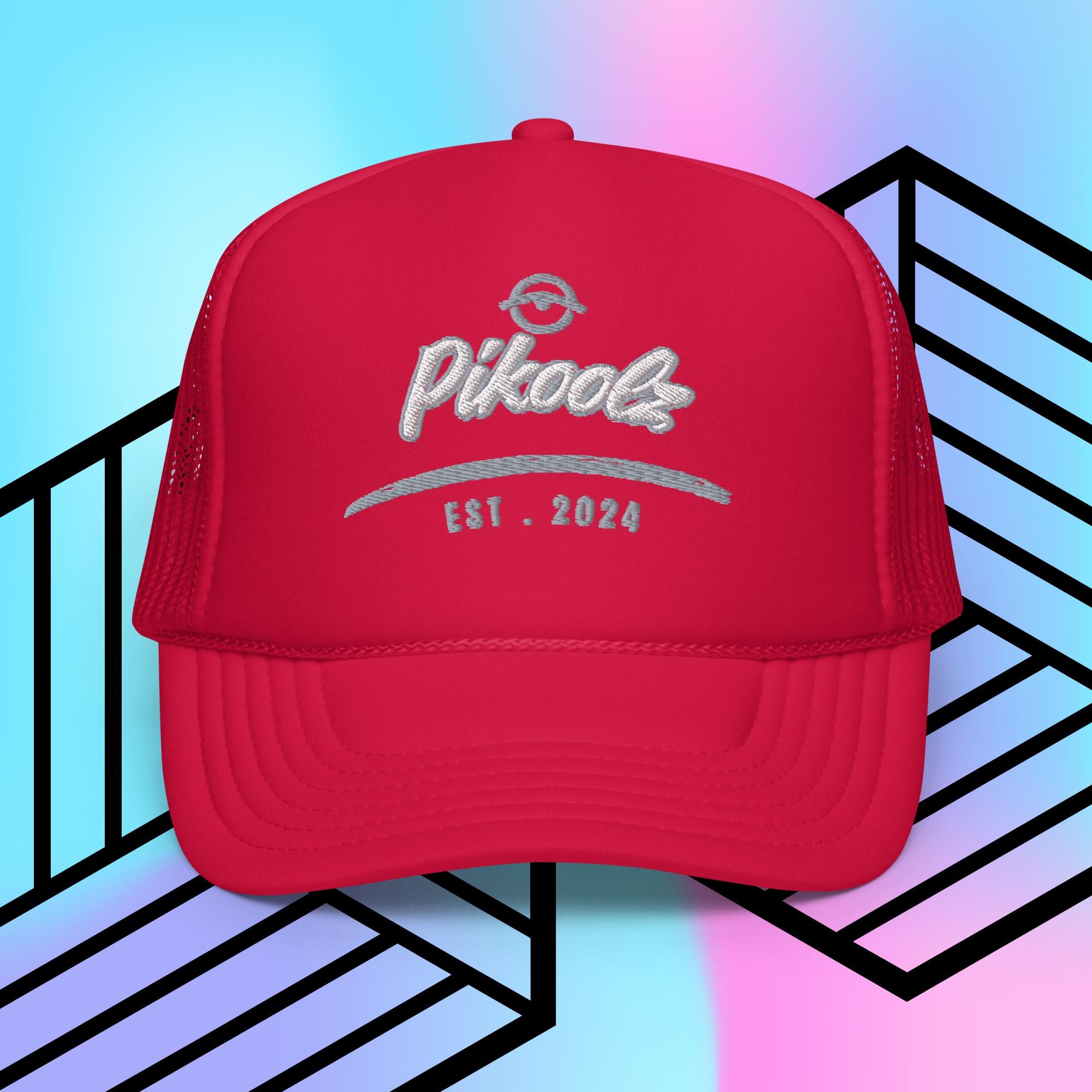 Collection of Pikoolz Foam trucker hat in a gallery layout