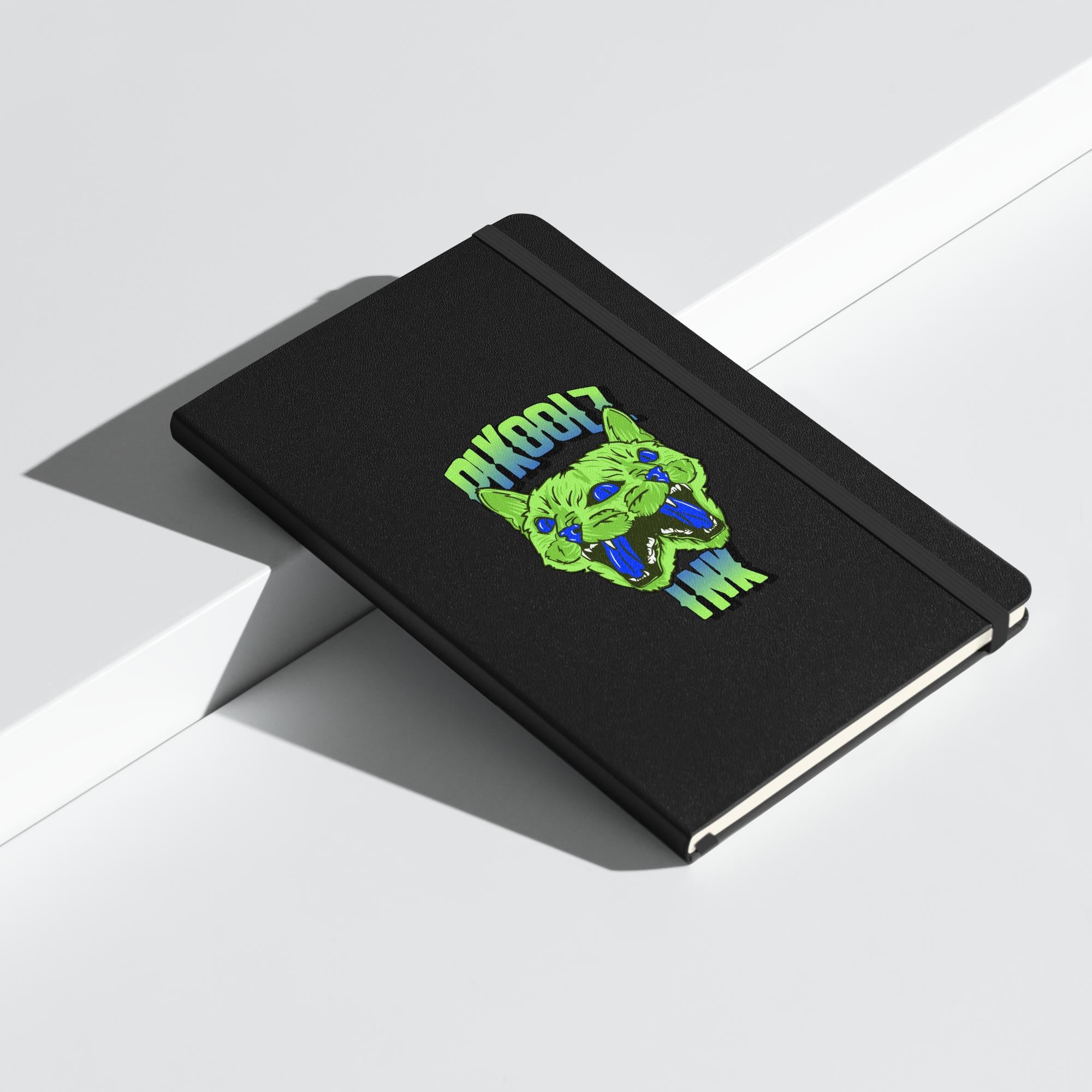 Collection of Trippin Kitty Hardcover bound notebook in a gallery layout