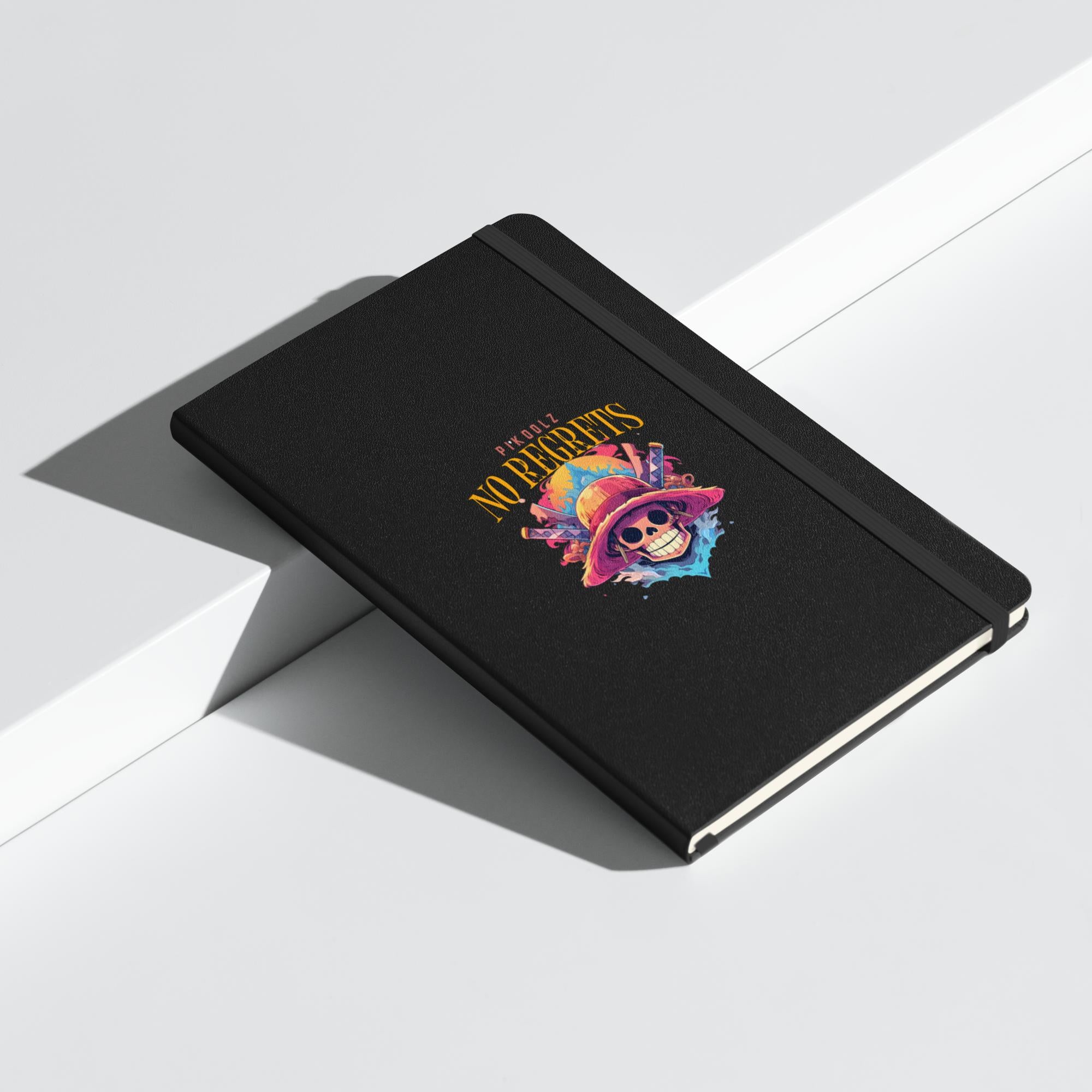 Collection of No Regrets Hardcover bound notebook in a gallery layout