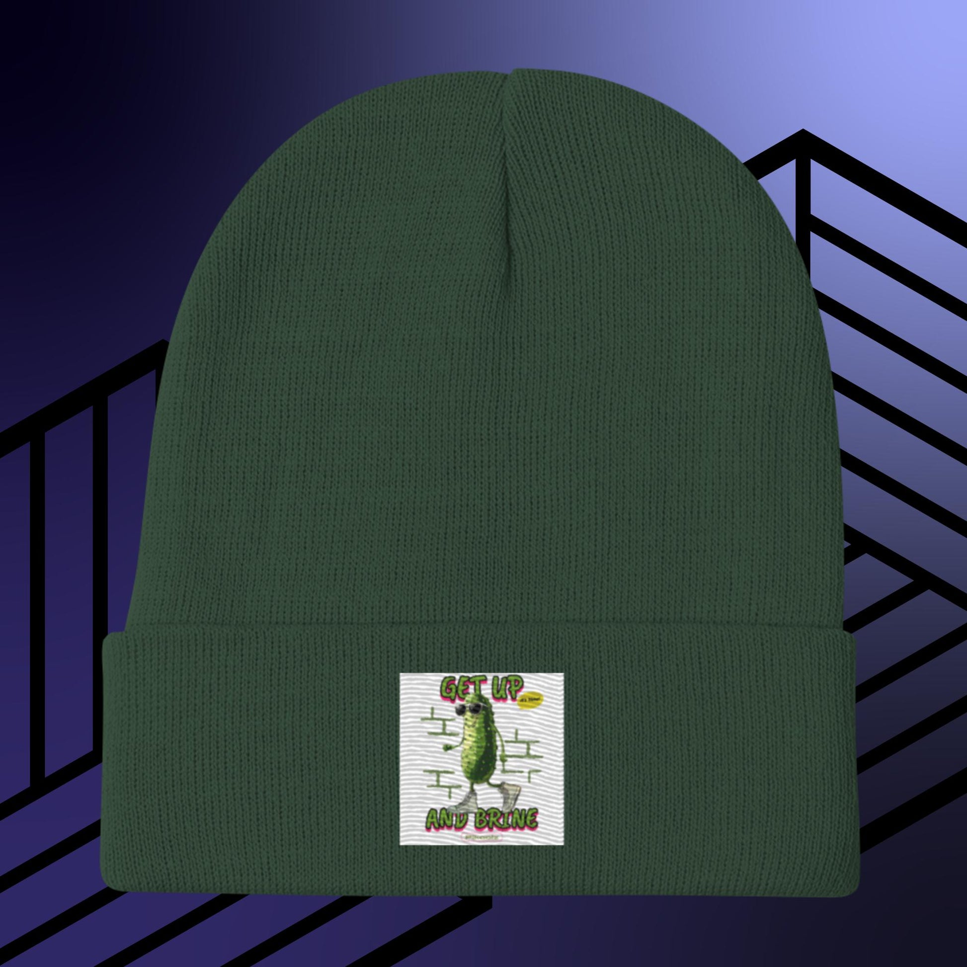 Get Up and Brine Embroidered Beanie