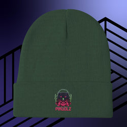 Collection of Owl Embroidered Beanie in a gallery layout