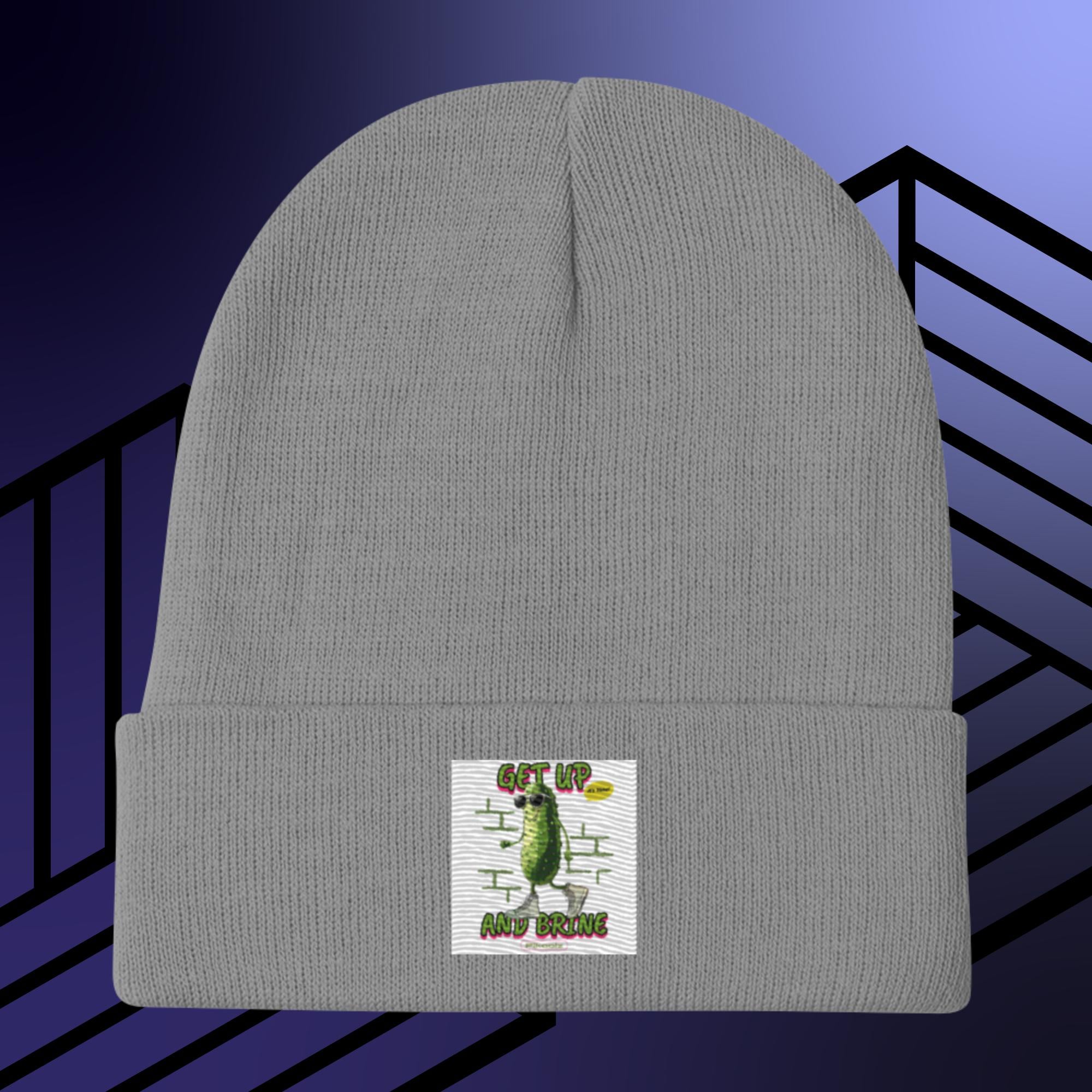 Collection of Get Up and Brine Embroidered Beanie in a gallery layout