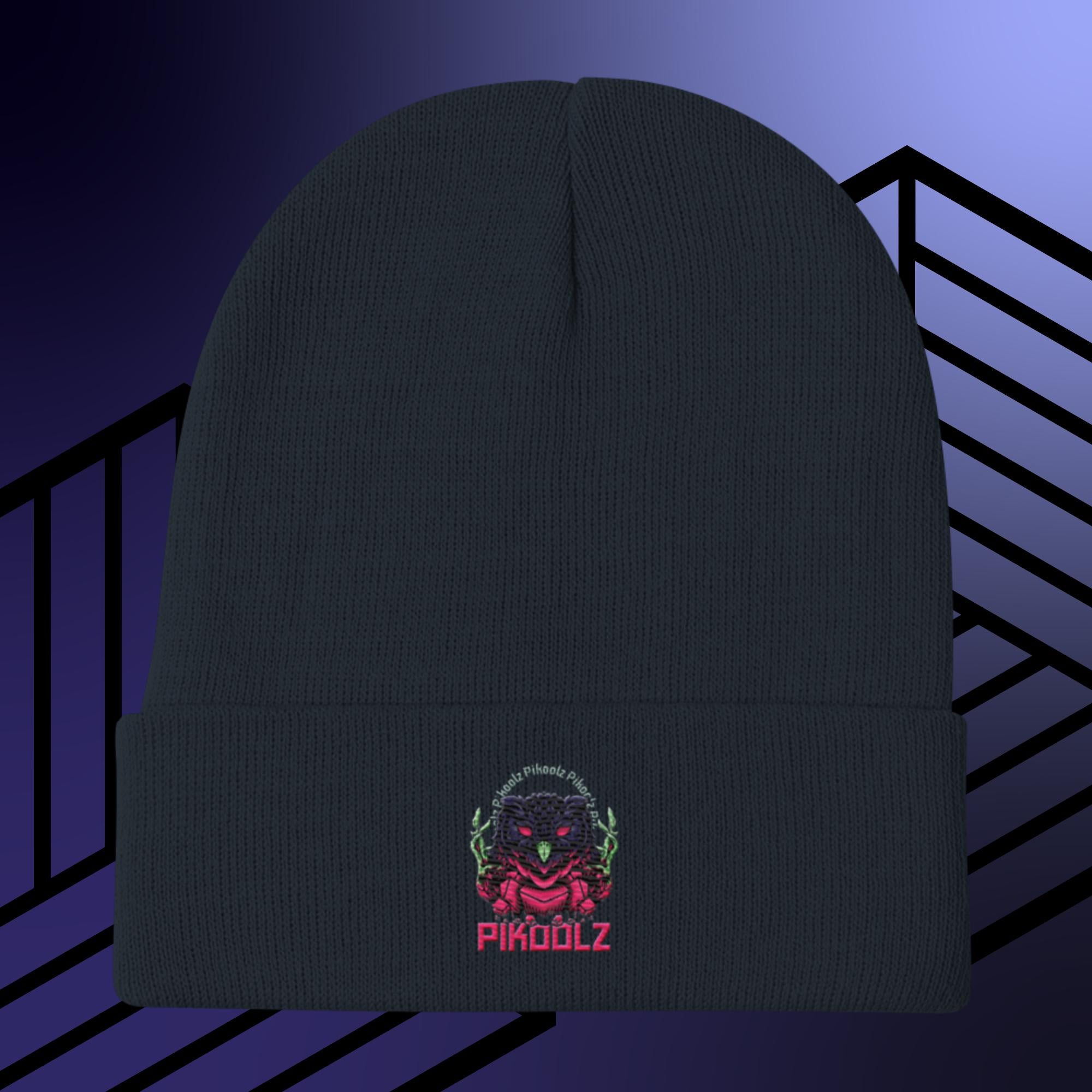 Collection of Owl Embroidered Beanie in a gallery layout