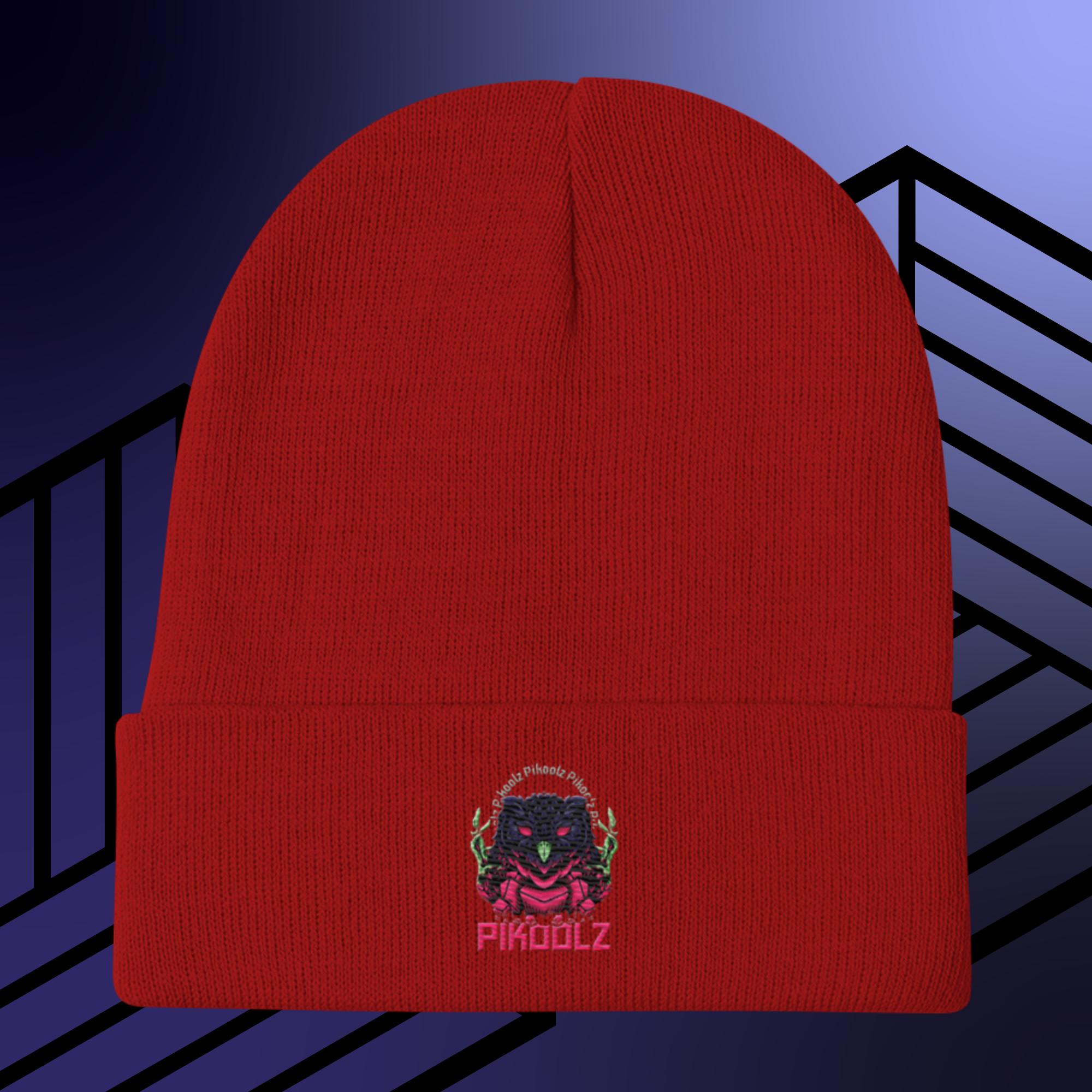 Collection of Owl Embroidered Beanie in a gallery layout