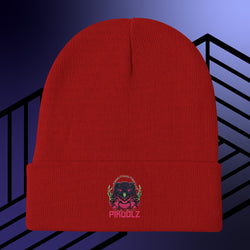 Collection of Owl Embroidered Beanie in a gallery layout