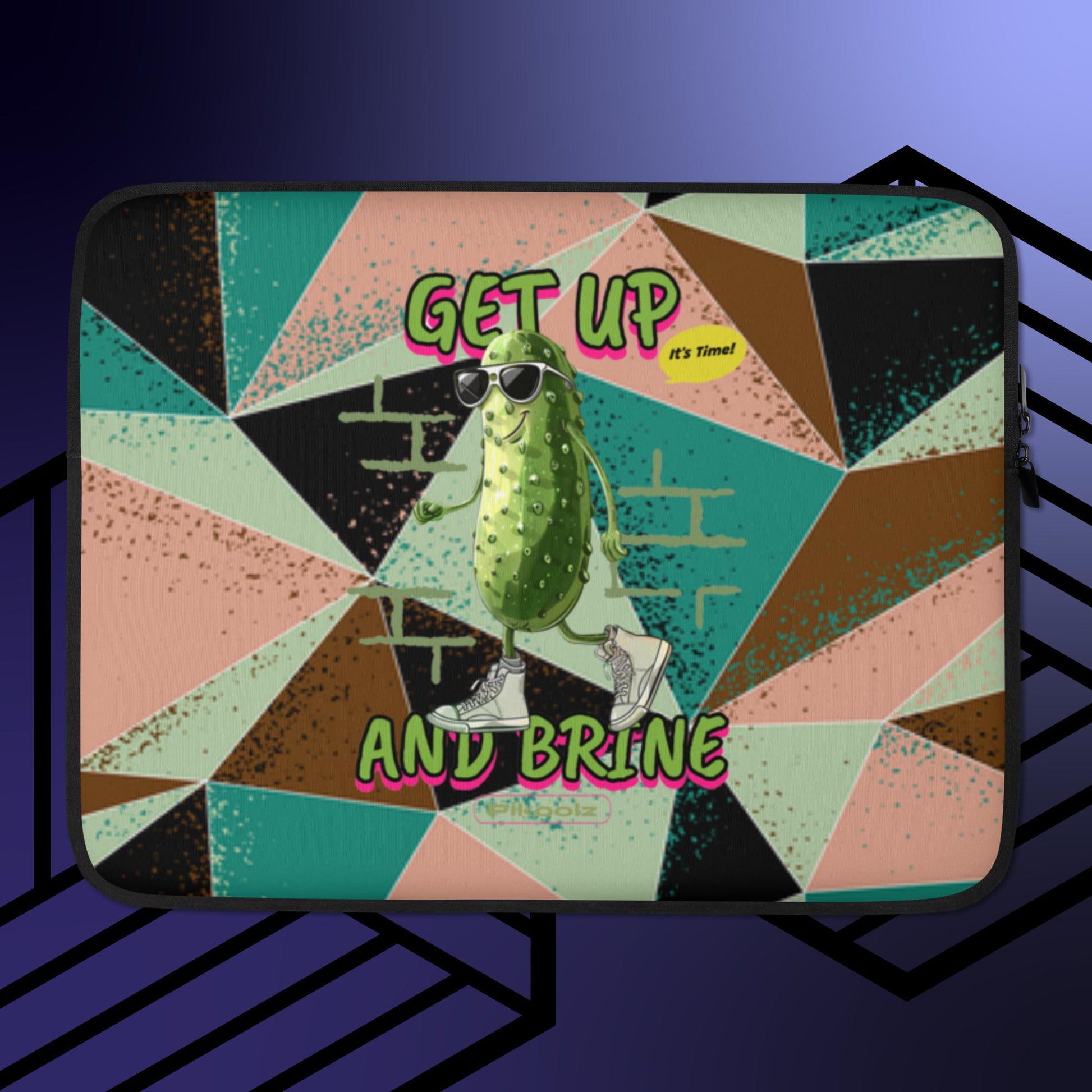 Get Up and Brine Laptop Sleeve