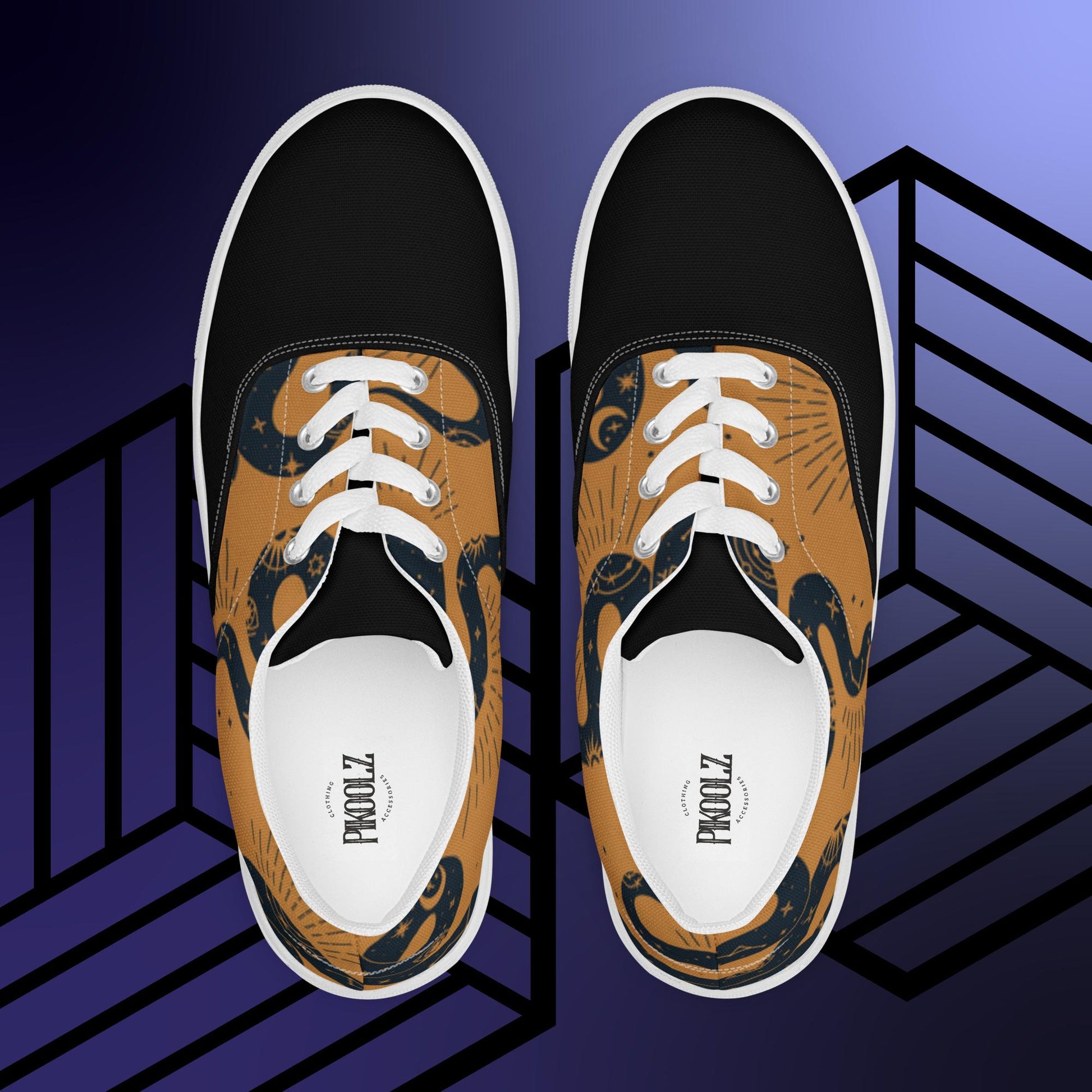 Lunchbox Men’s lace-up canvas shoes