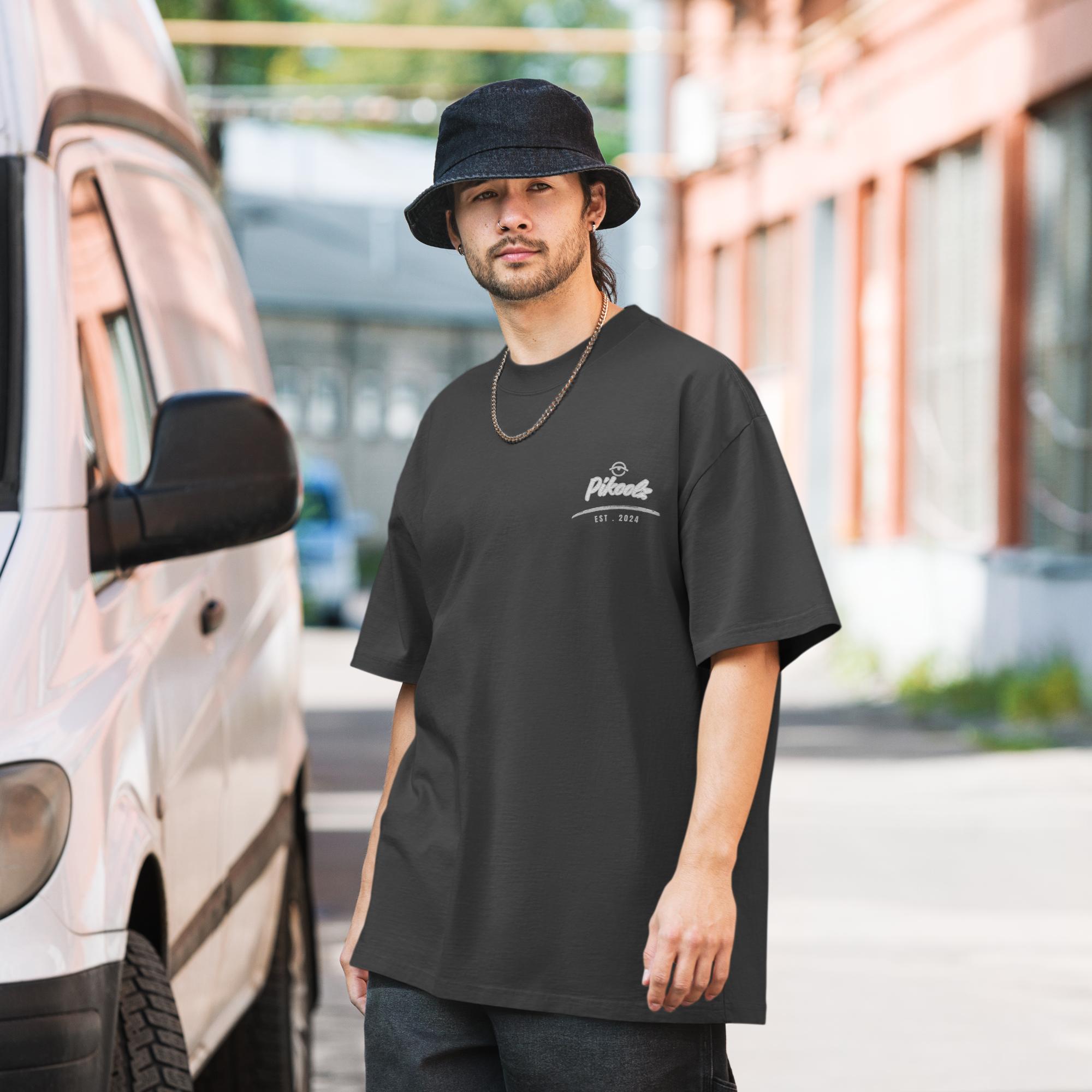 Collection of Pikoolz Oversized faded t-shirt in a gallery layout