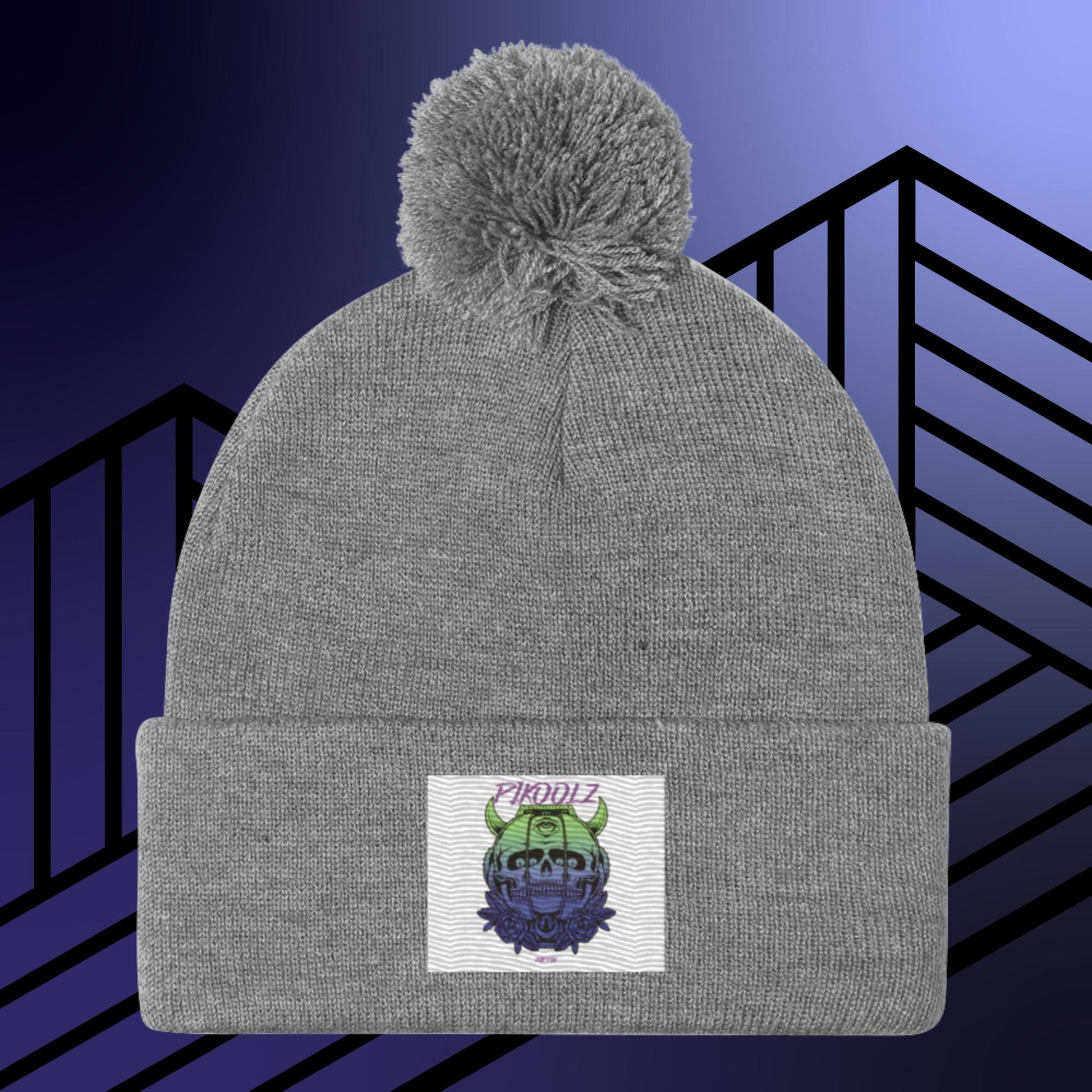 Trippin Pom-Pom Beanie