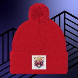 Collection of No Regrets Pom-Pom Beanie in a gallery layout