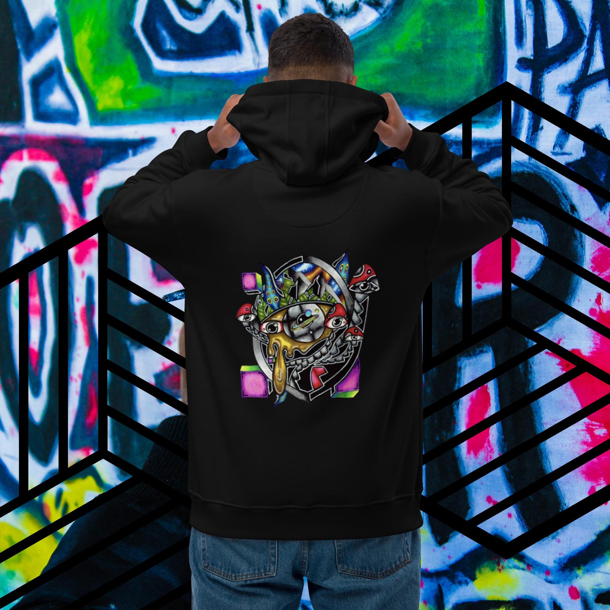 Original Hand Drawn Artwork Premium eco hoodie