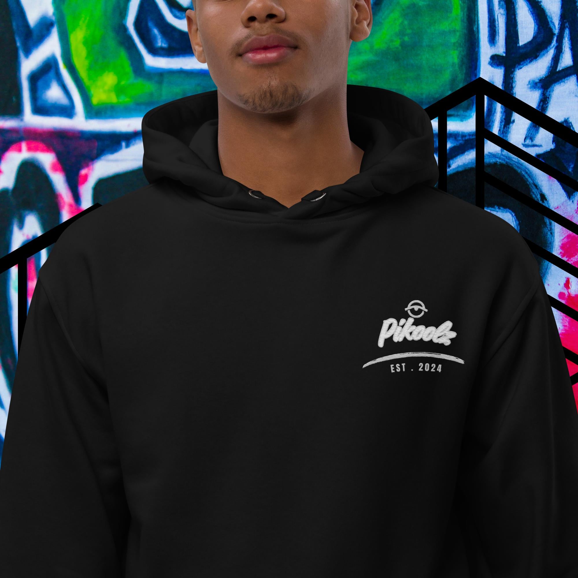 Collection of Original Hand Drawn Artwork Premium eco hoodie in a gallery layout