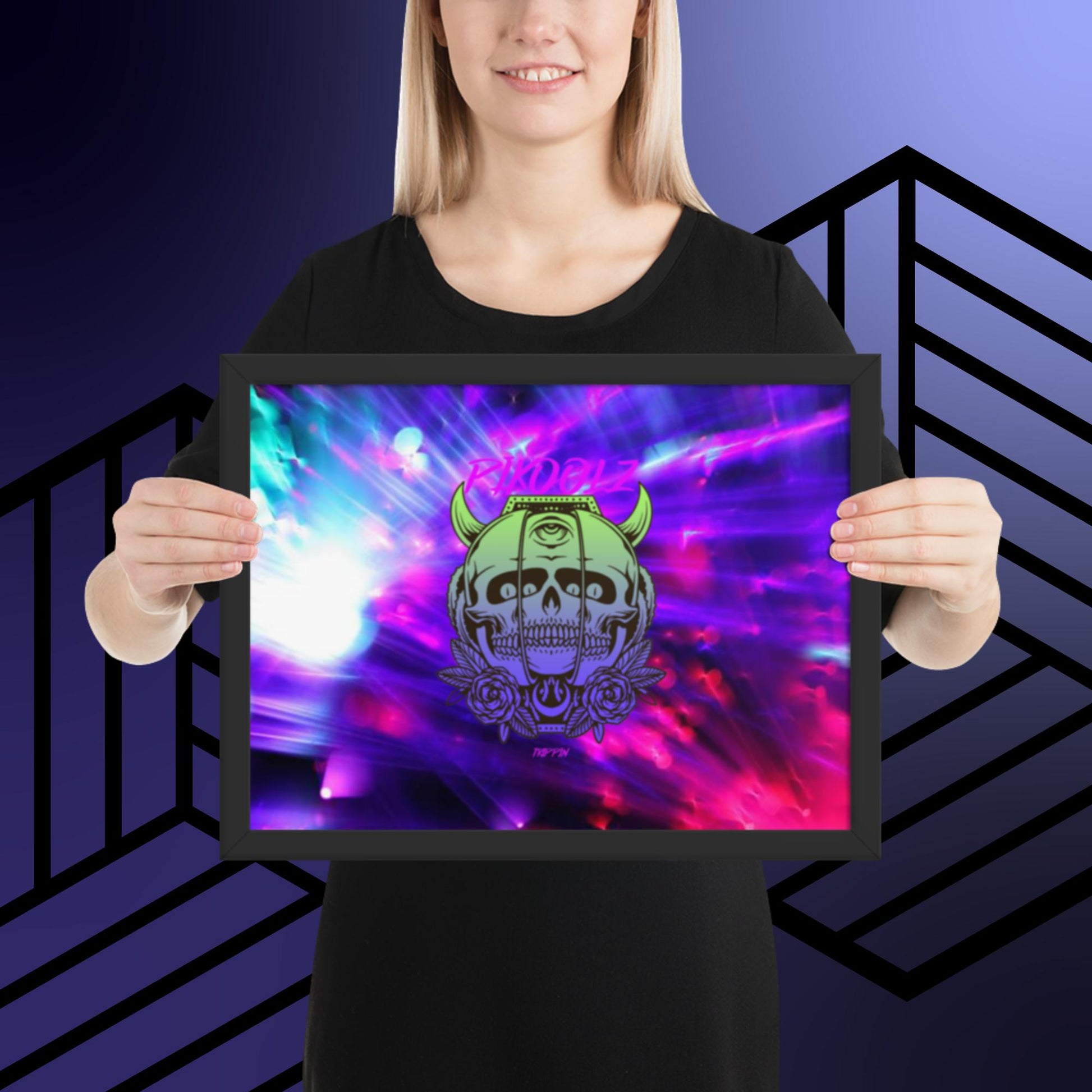 Trippin Framed photo paper poster