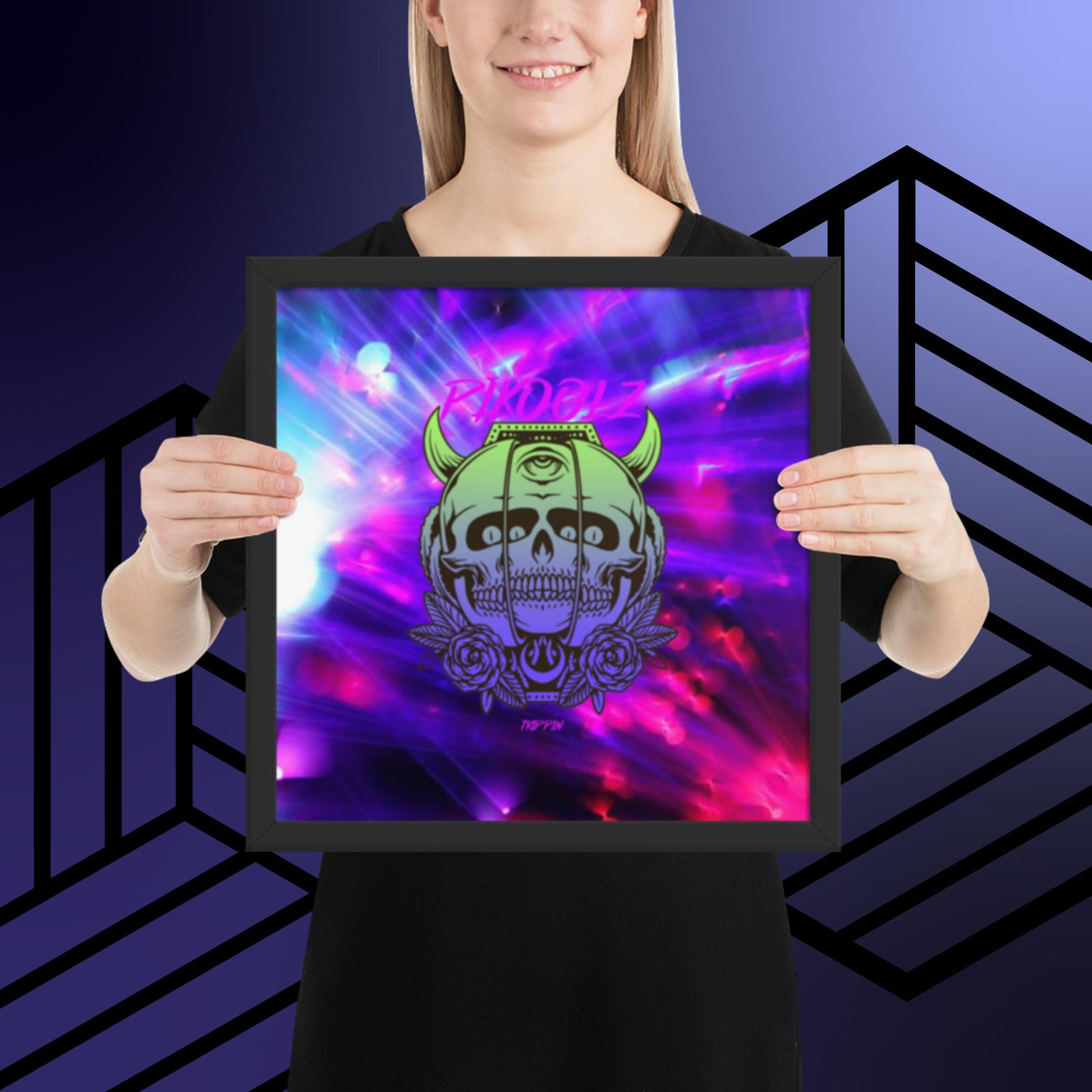 Trippin Framed photo paper poster