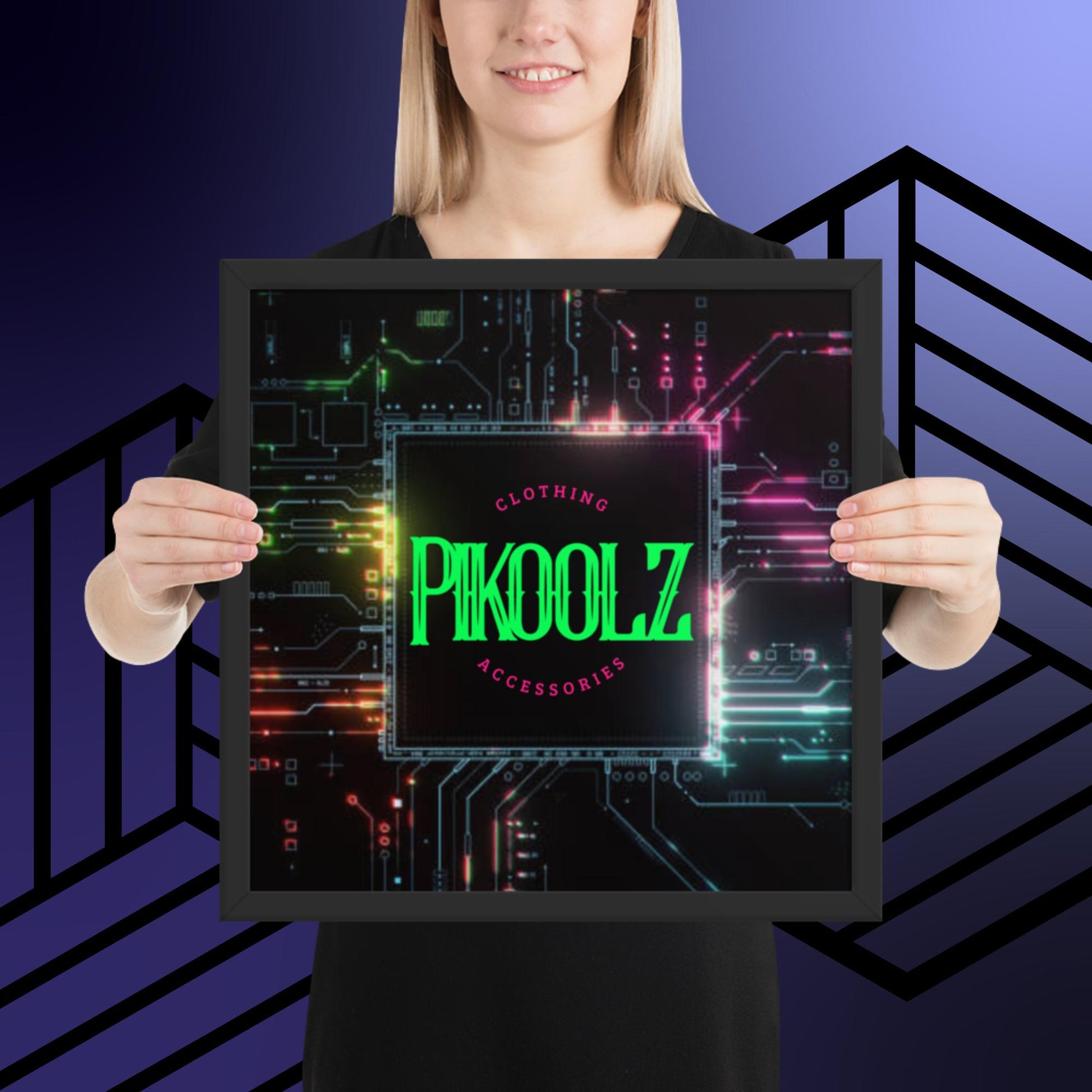 Pikoolz Framed photo paper poster