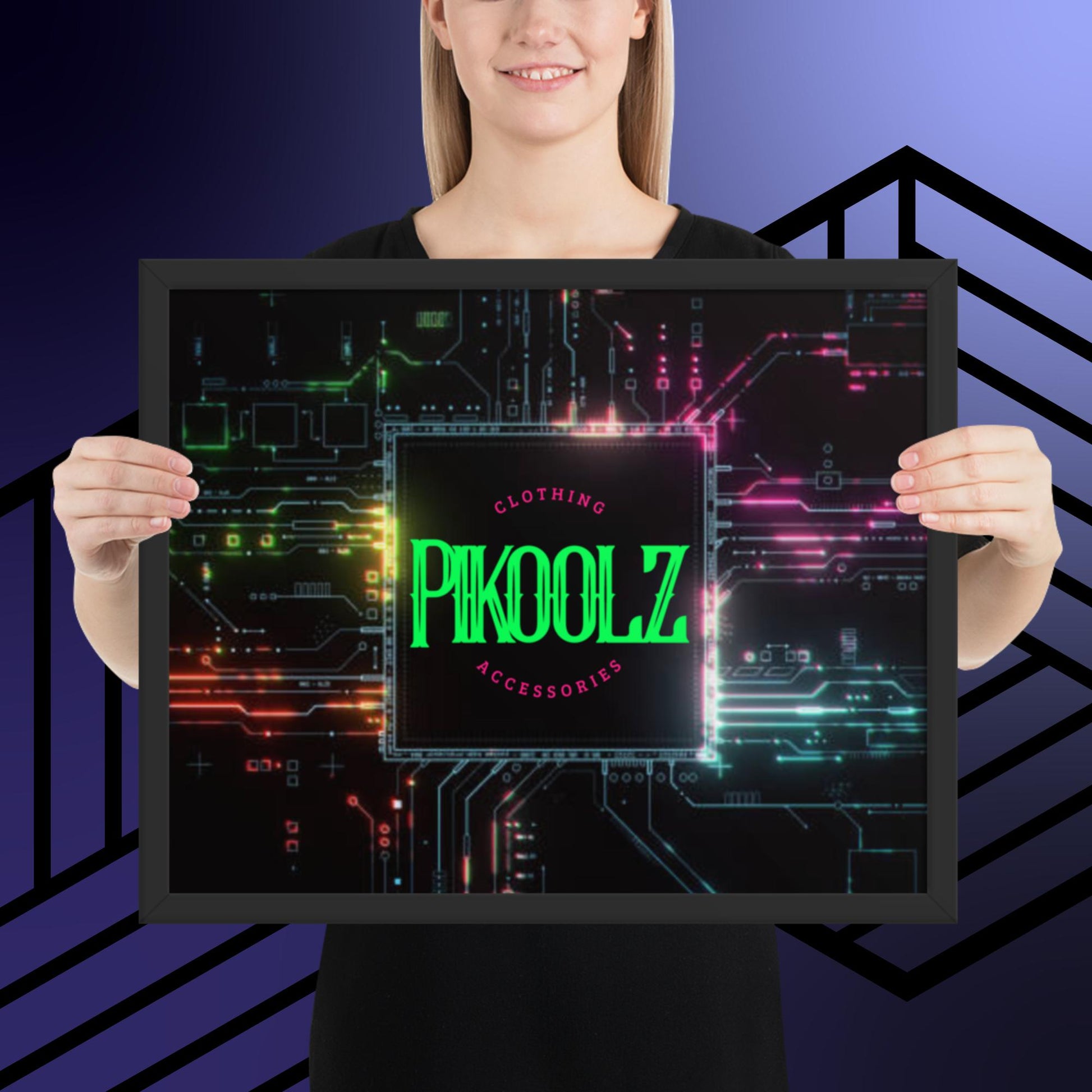 Pikoolz Framed photo paper poster