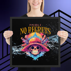 Collection of No Regrets Framed photo paper poster in a gallery layout