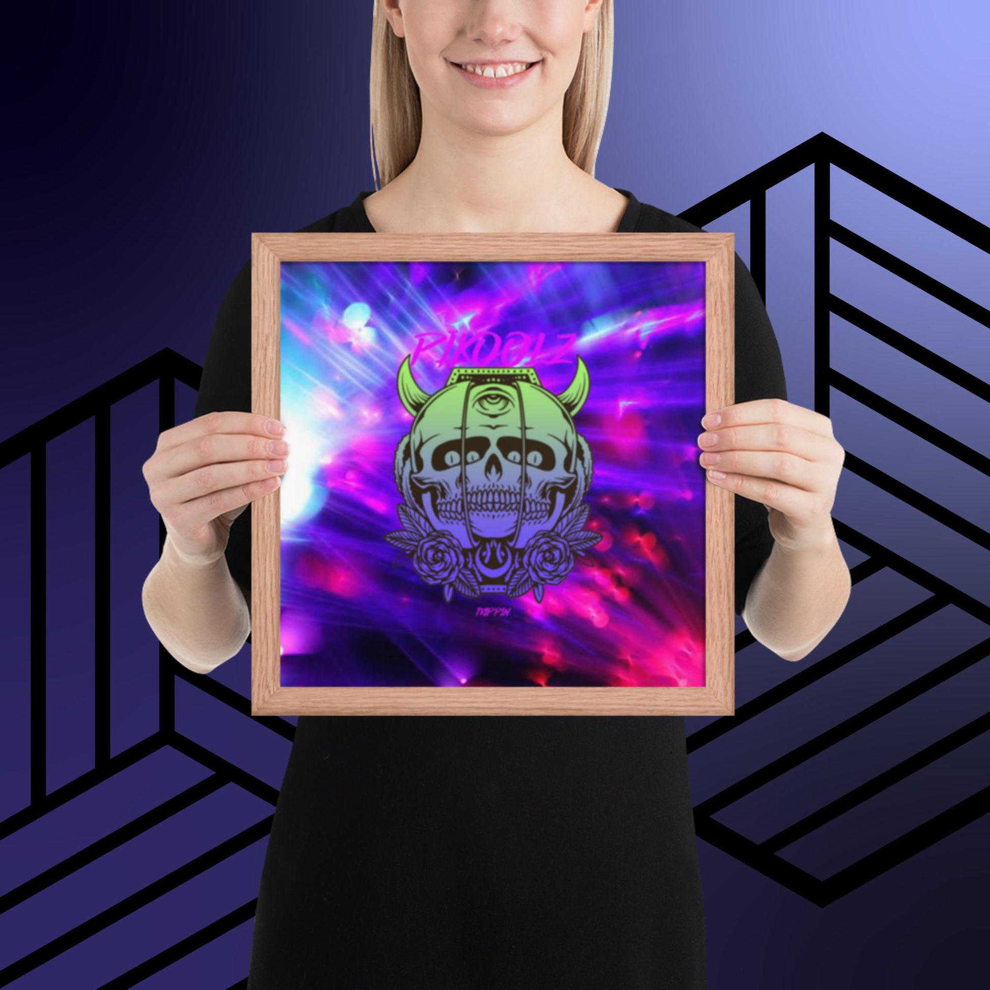 Trippin Framed photo paper poster