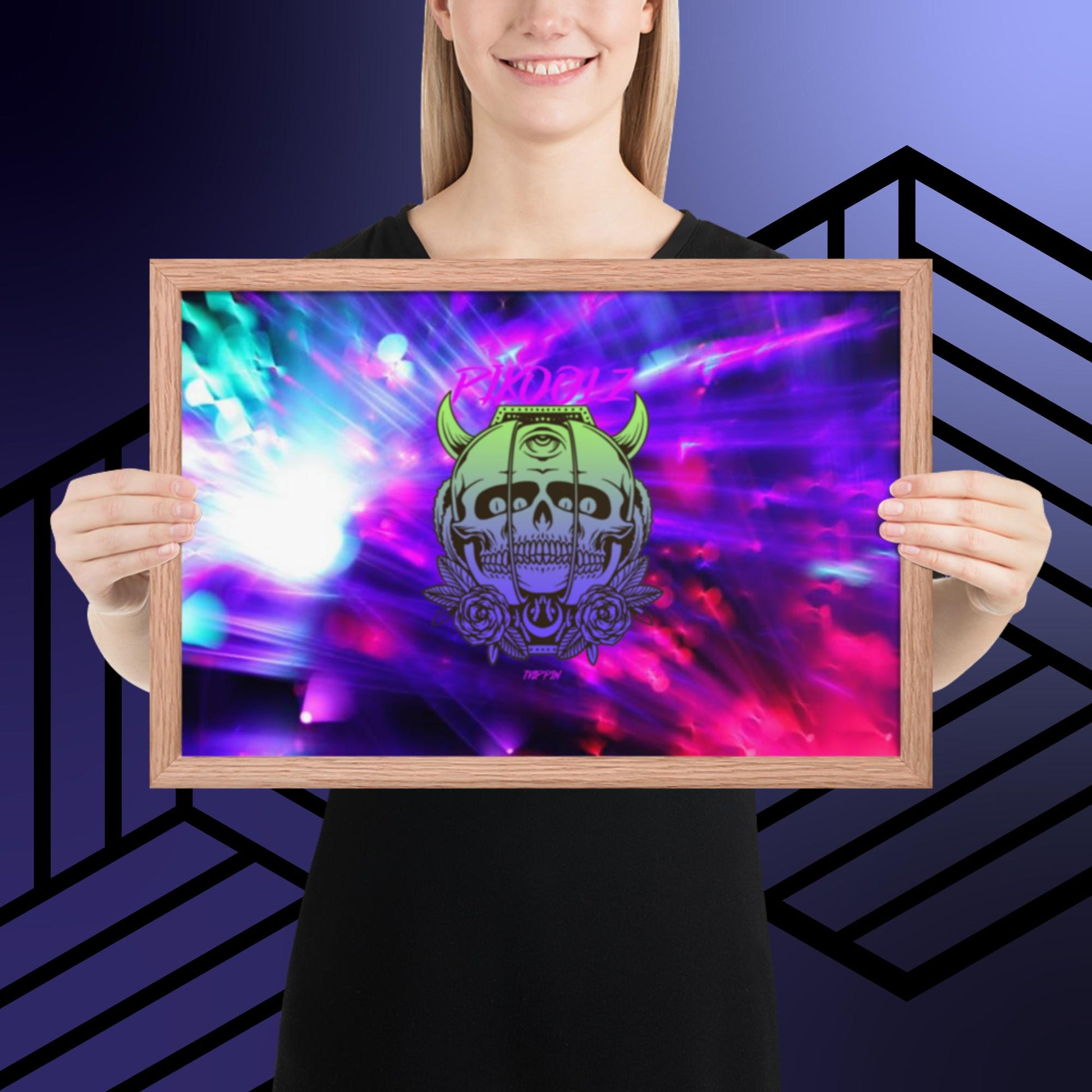 Trippin Framed photo paper poster