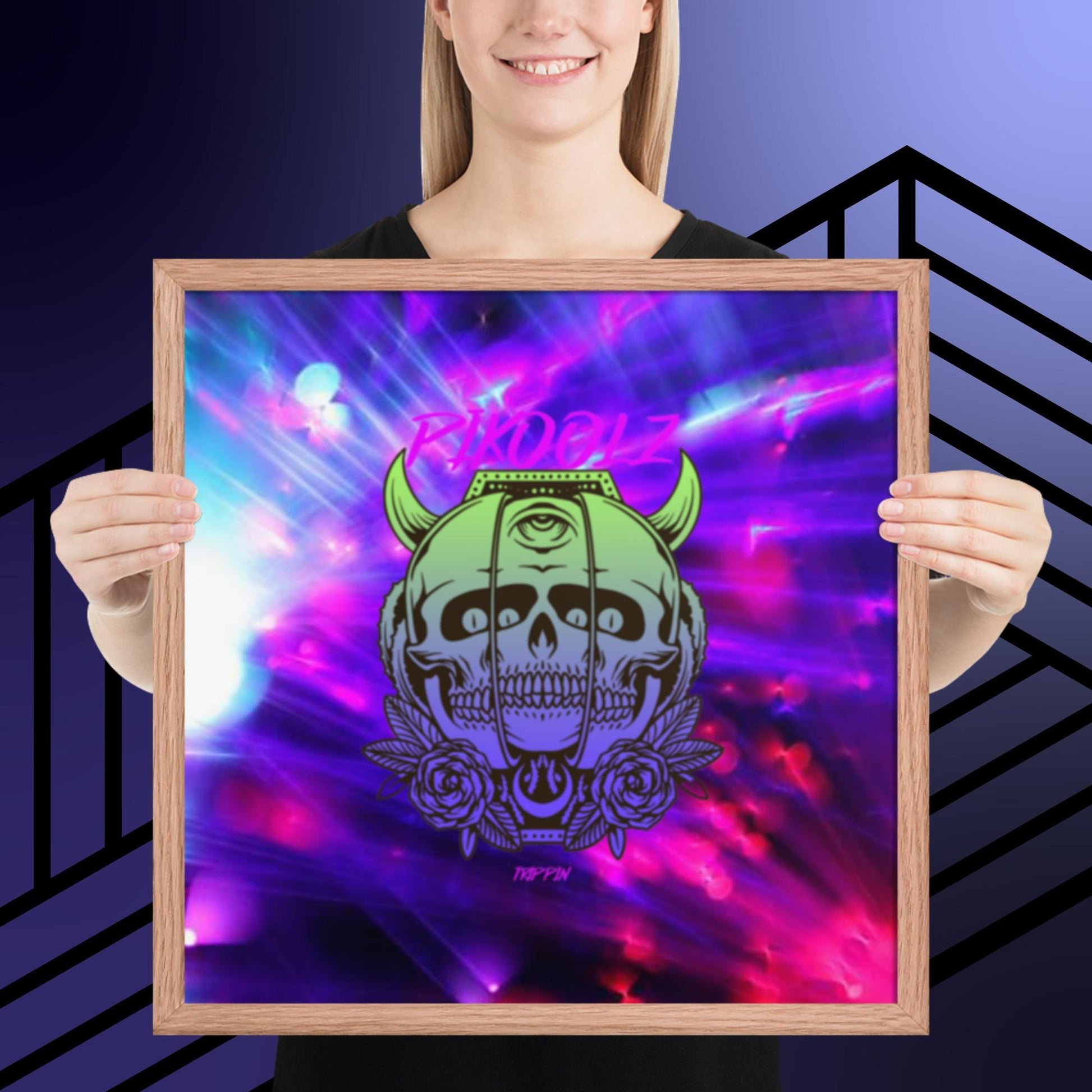 Trippin Framed photo paper poster