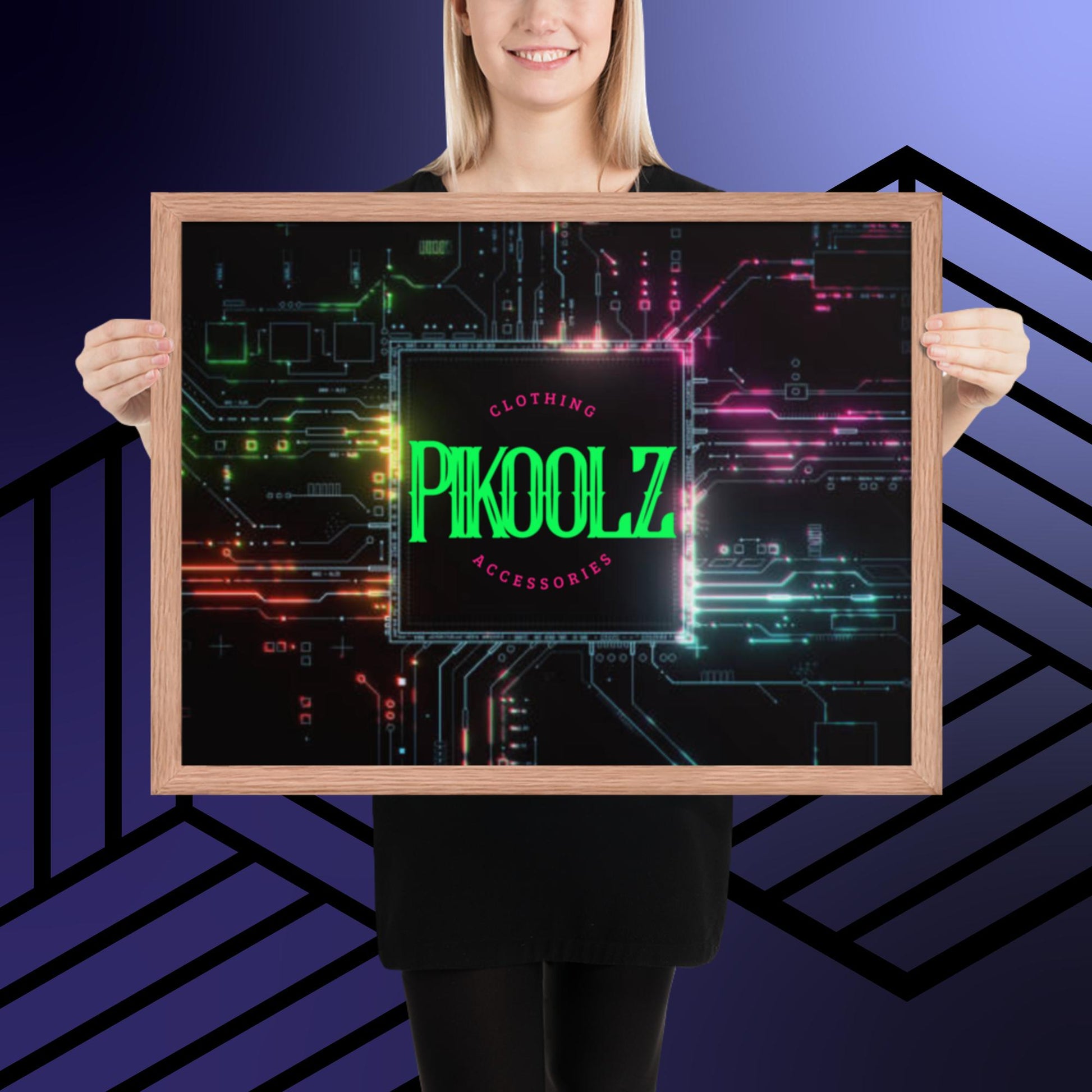 Pikoolz Framed photo paper poster