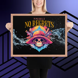 Collection of No Regrets Framed photo paper poster in a gallery layout