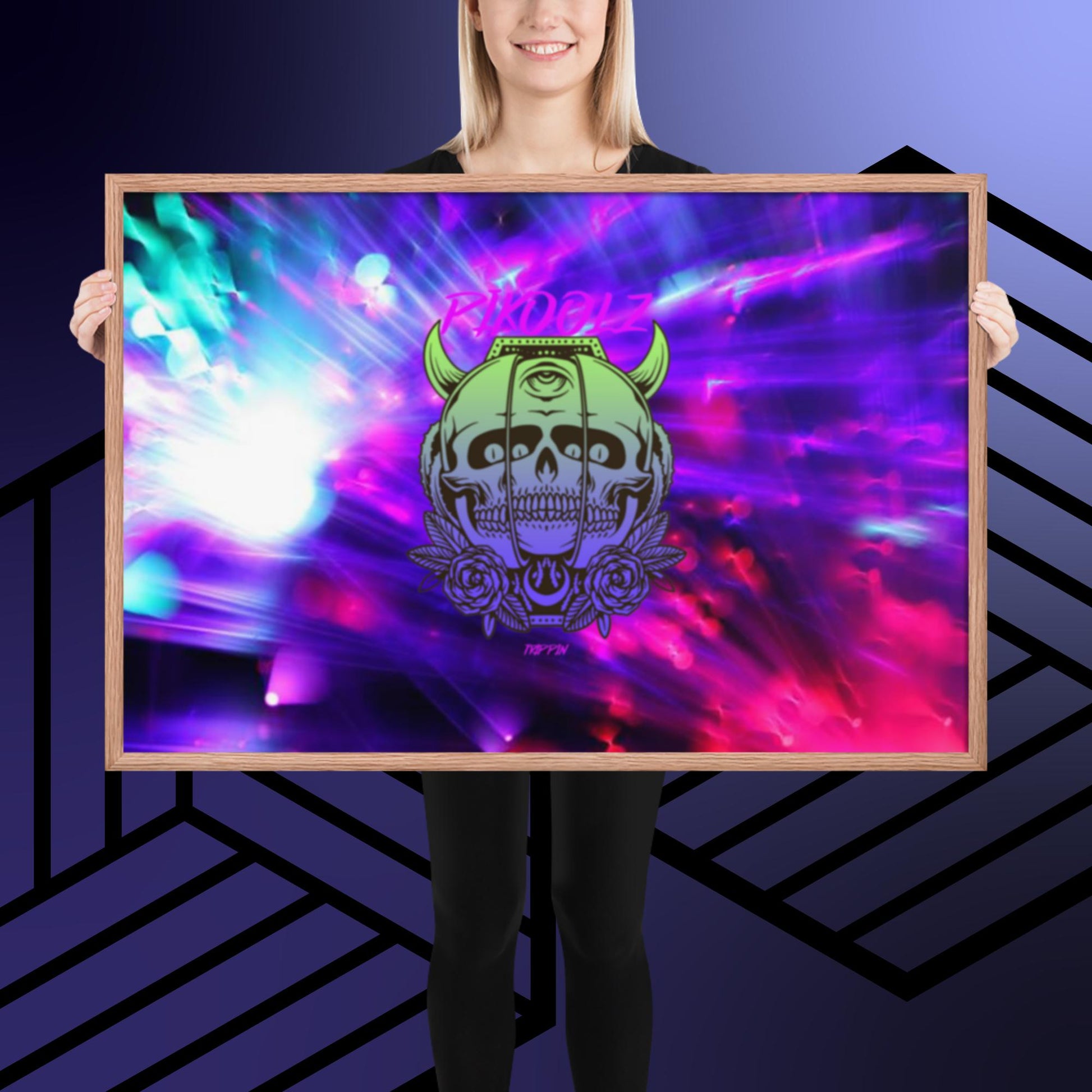 Trippin Framed photo paper poster