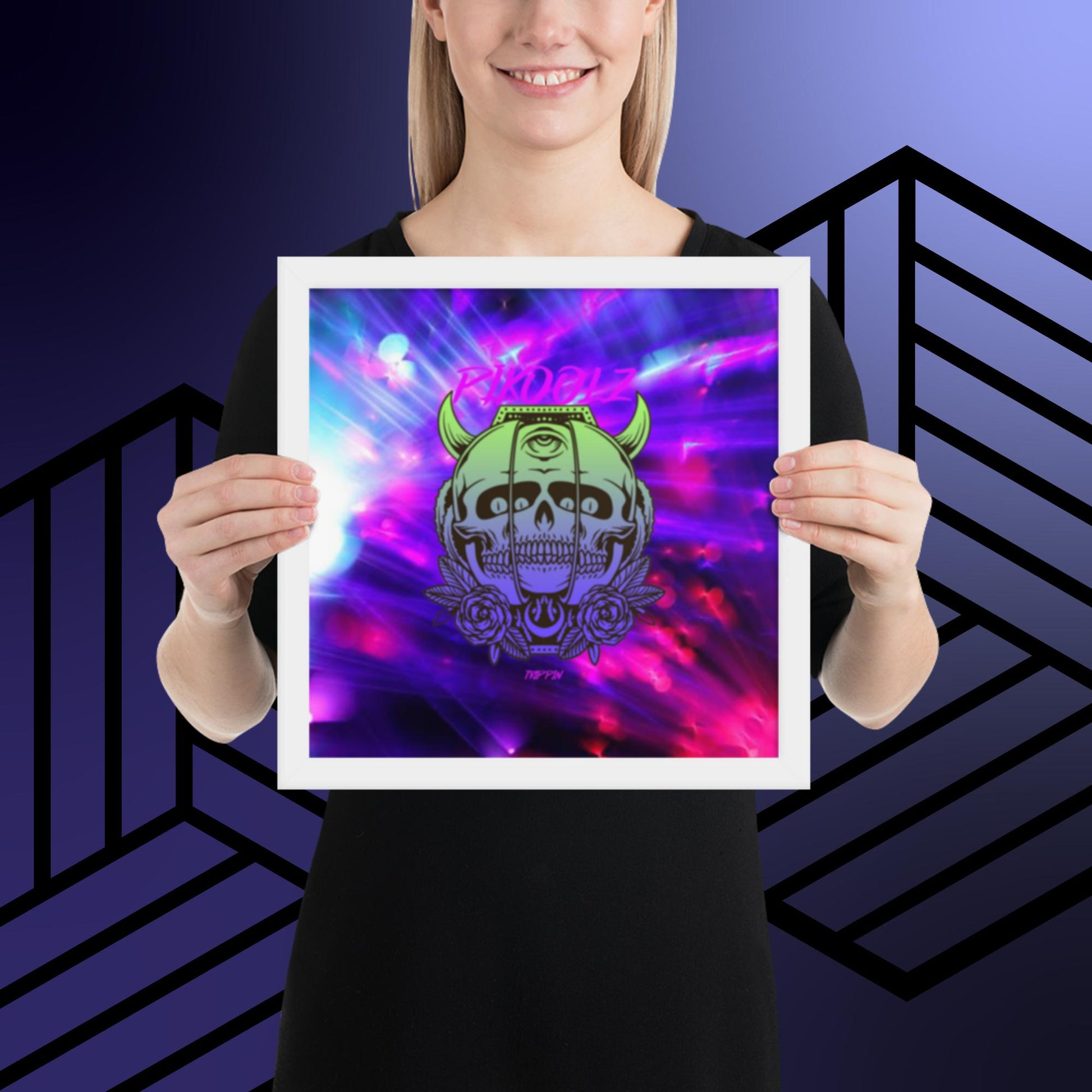 Trippin Framed photo paper poster