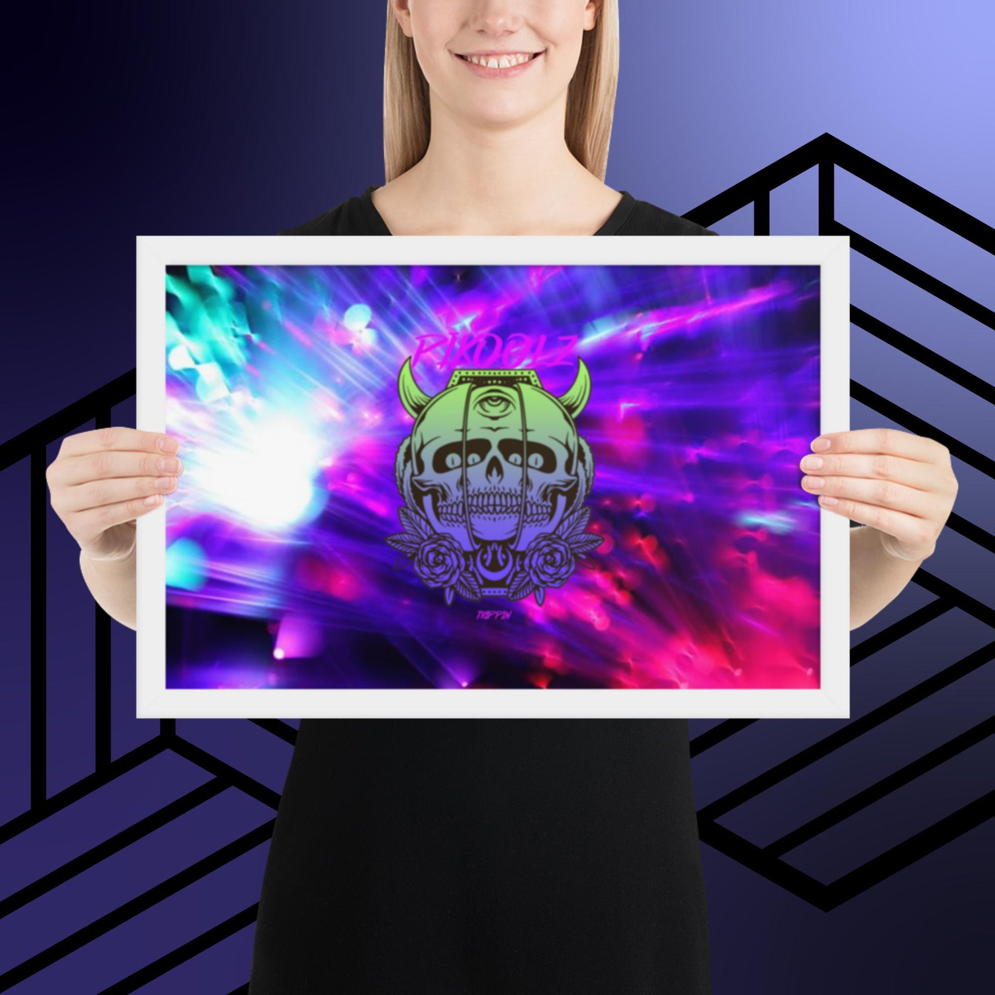 Trippin Framed photo paper poster