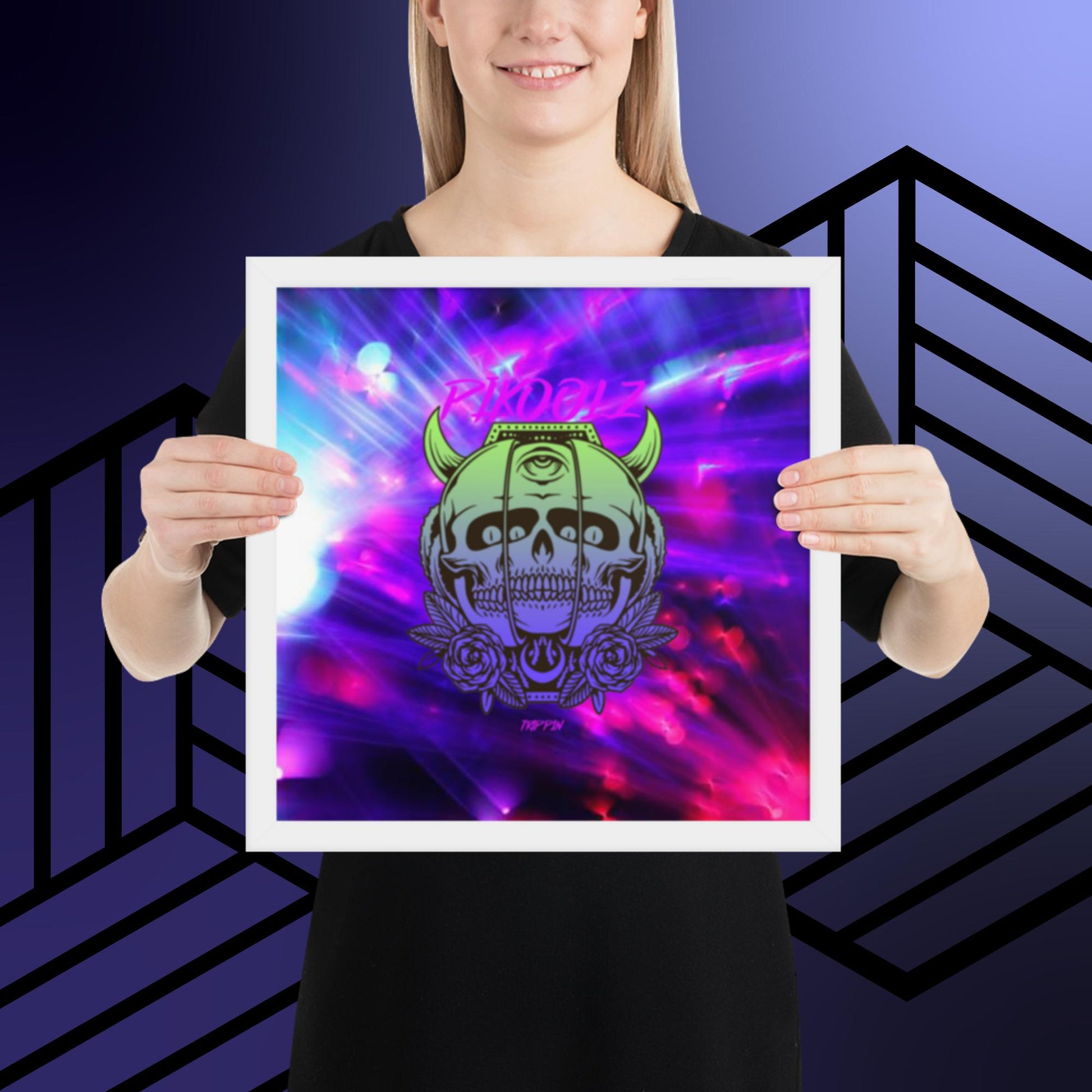 Trippin Framed photo paper poster