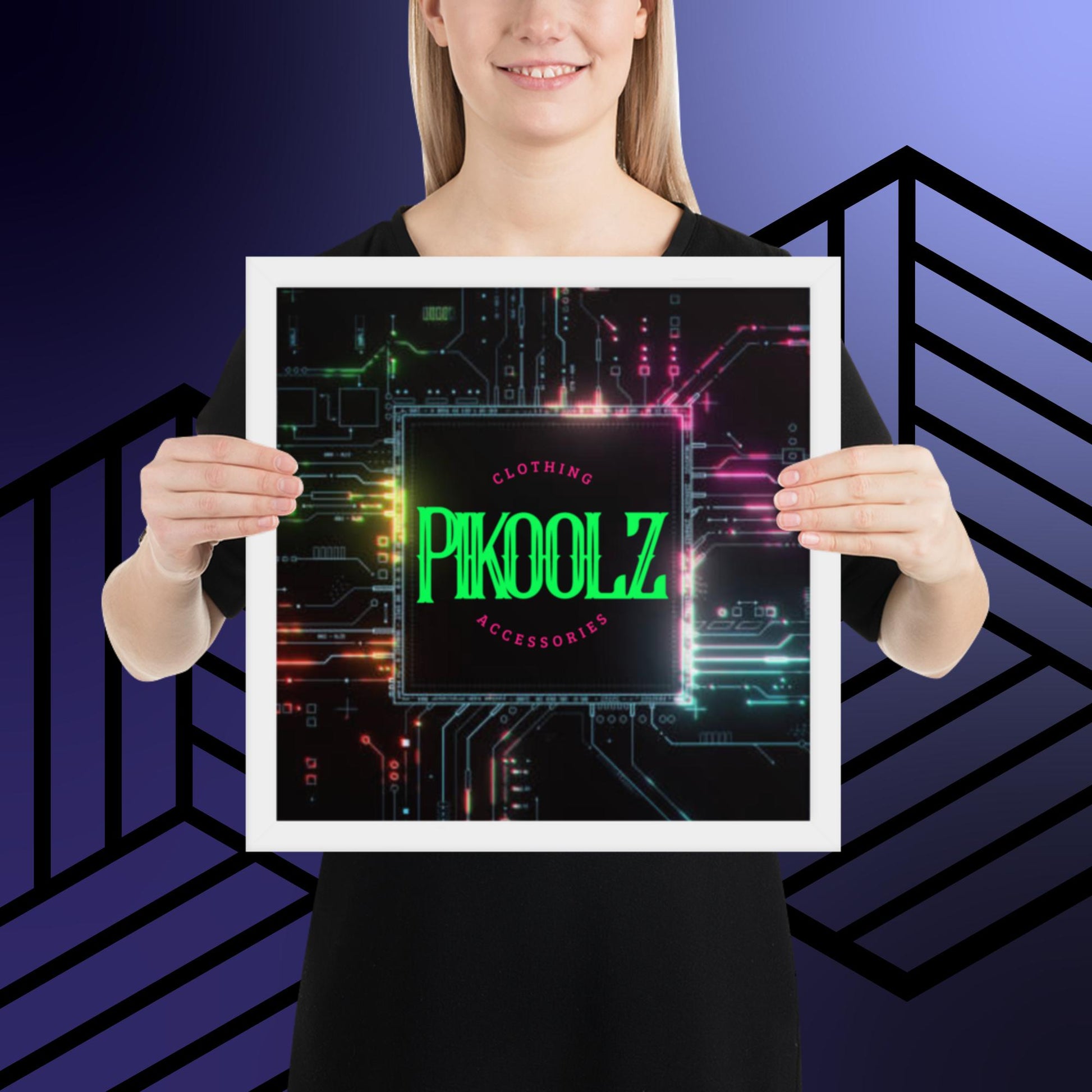 Pikoolz Framed photo paper poster