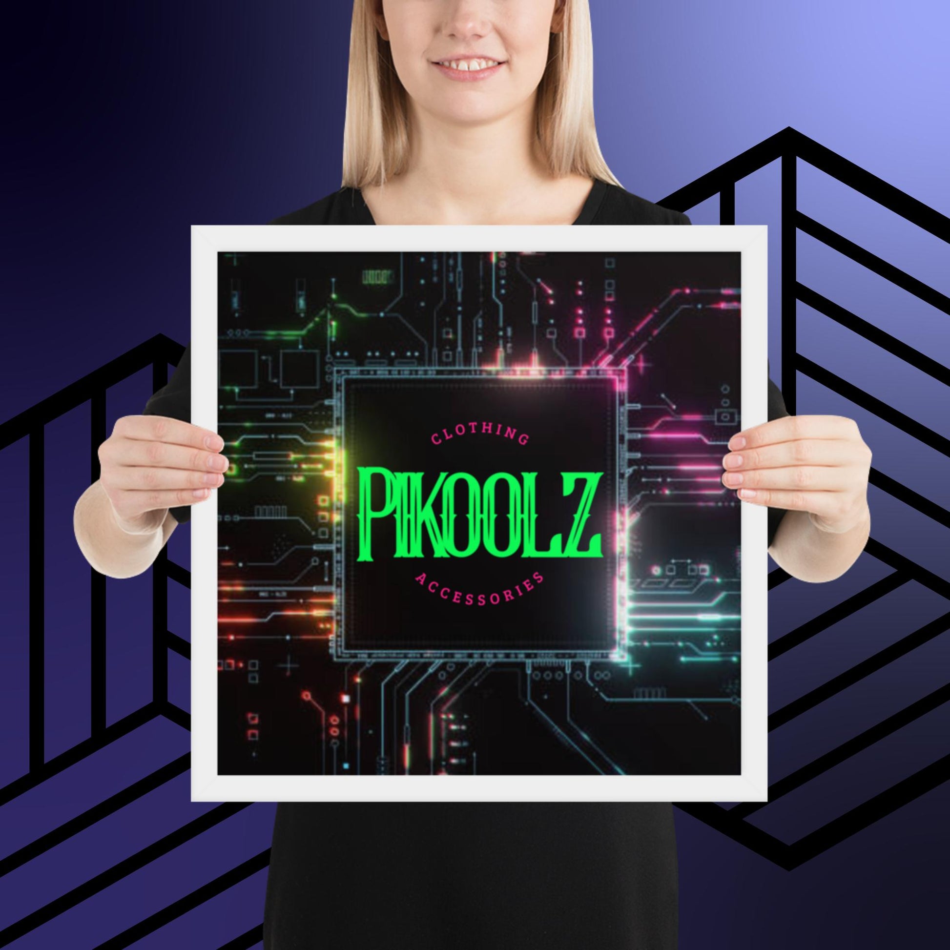 Pikoolz Framed photo paper poster