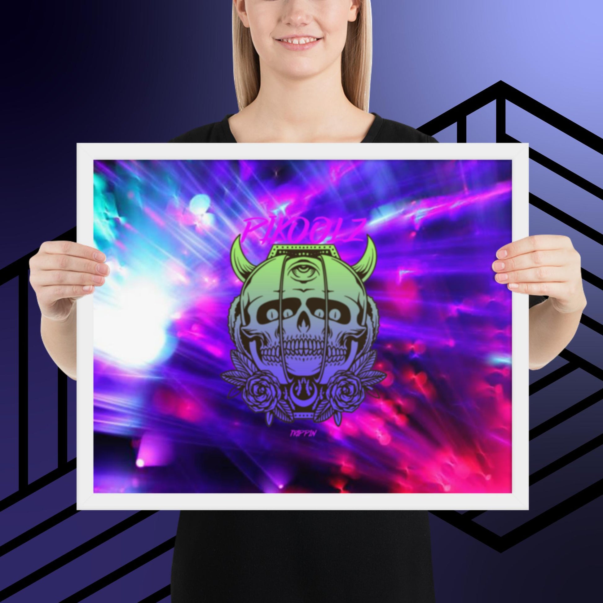 Trippin Framed photo paper poster