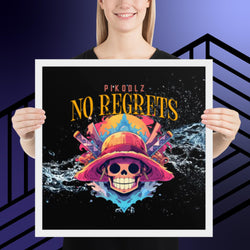 Collection of No Regrets Framed photo paper poster in a gallery layout