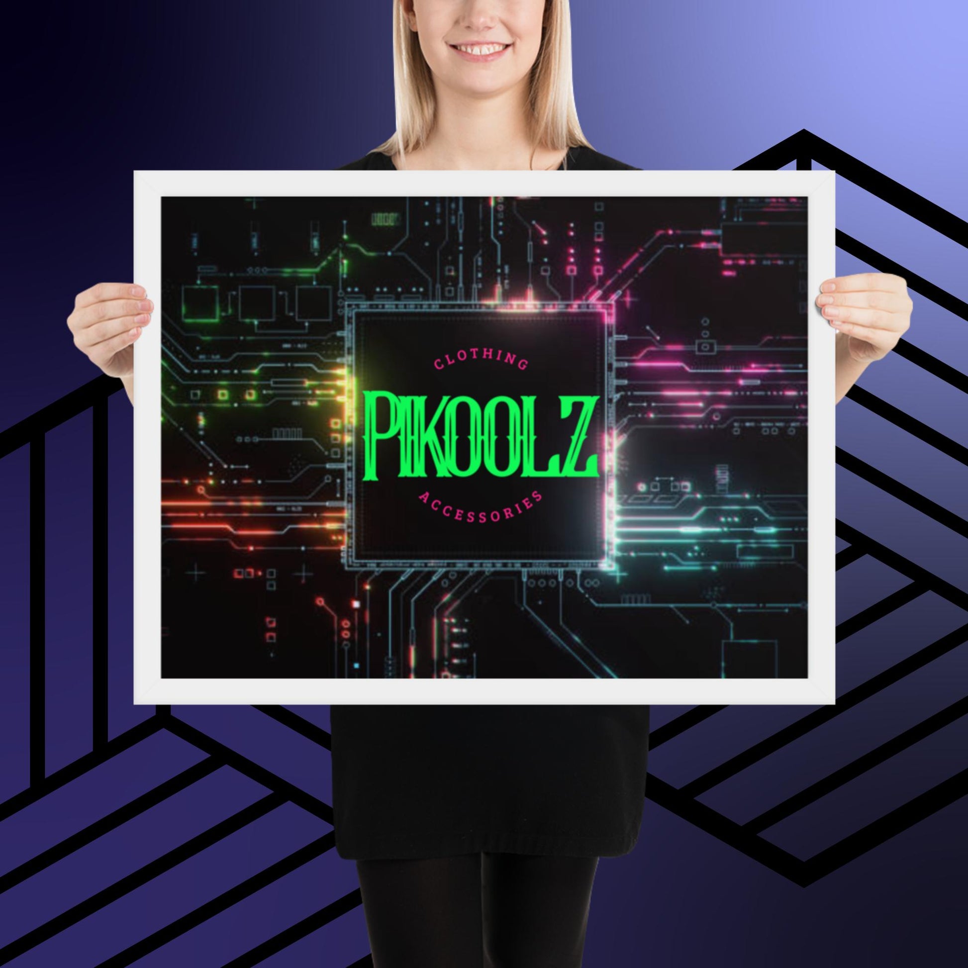 Pikoolz Framed photo paper poster