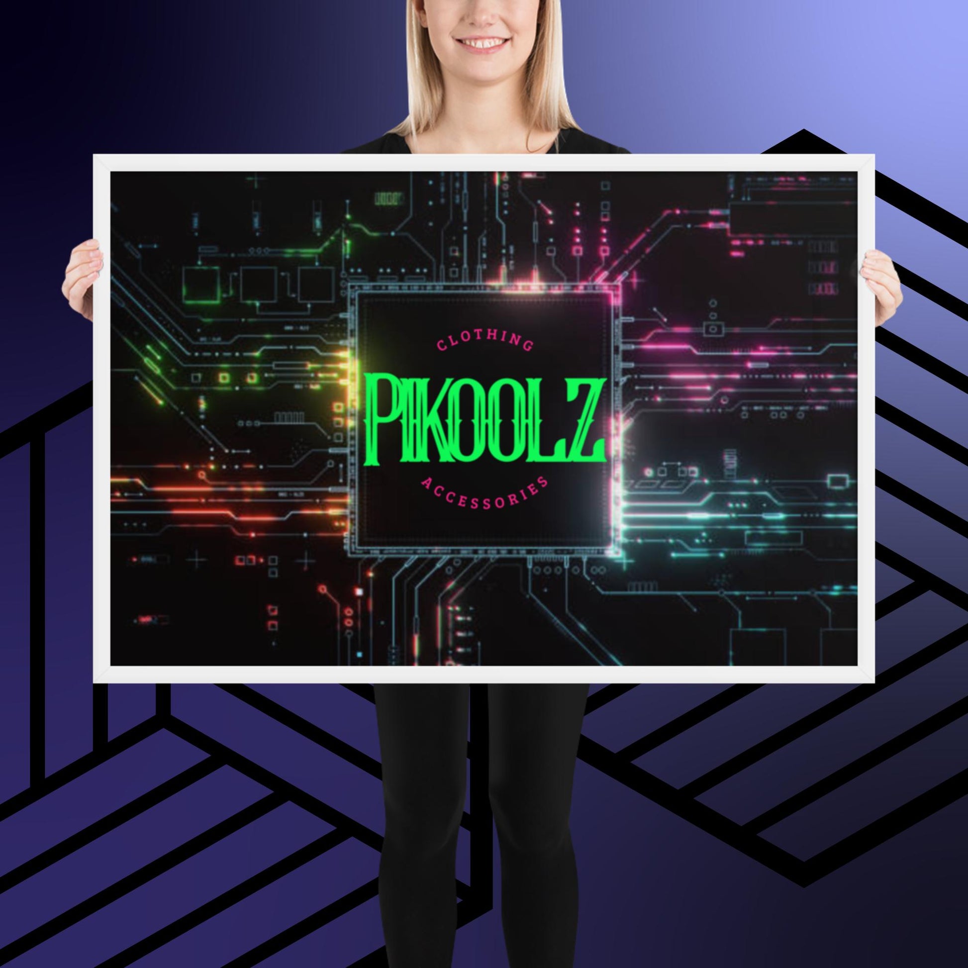 Pikoolz Framed photo paper poster