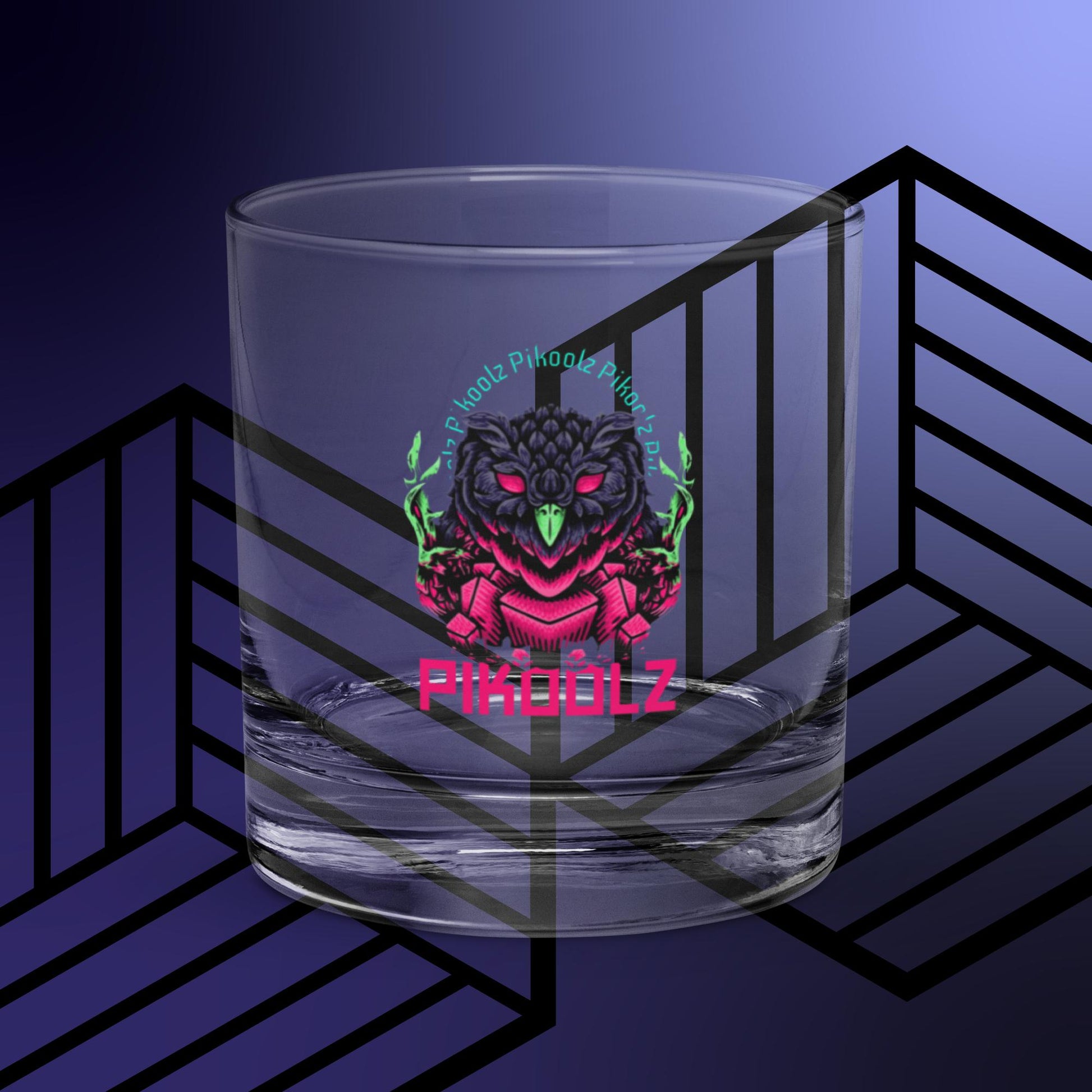 Owl Rocks glass