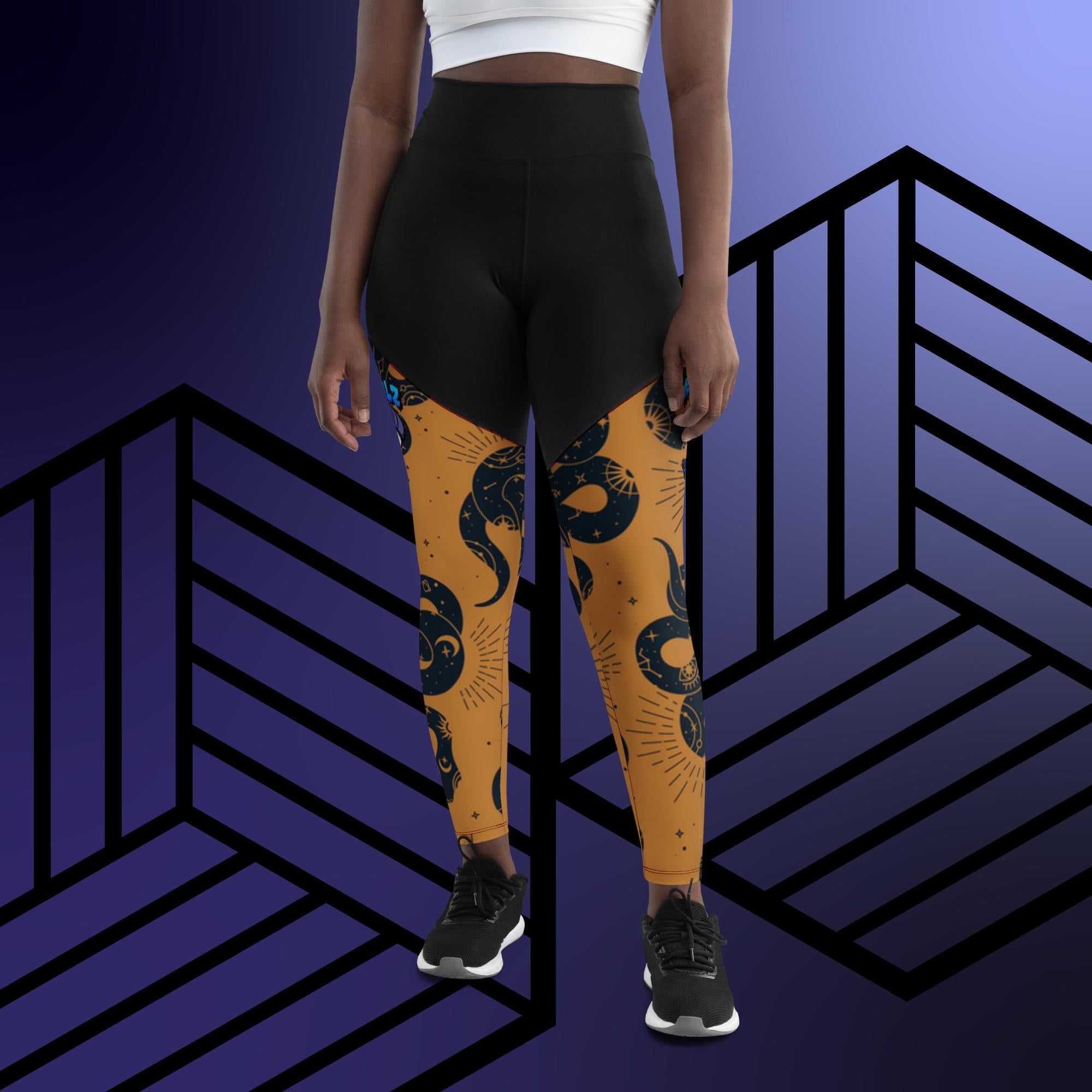 Collection of Lunchbox Sports Leggings in a gallery layout